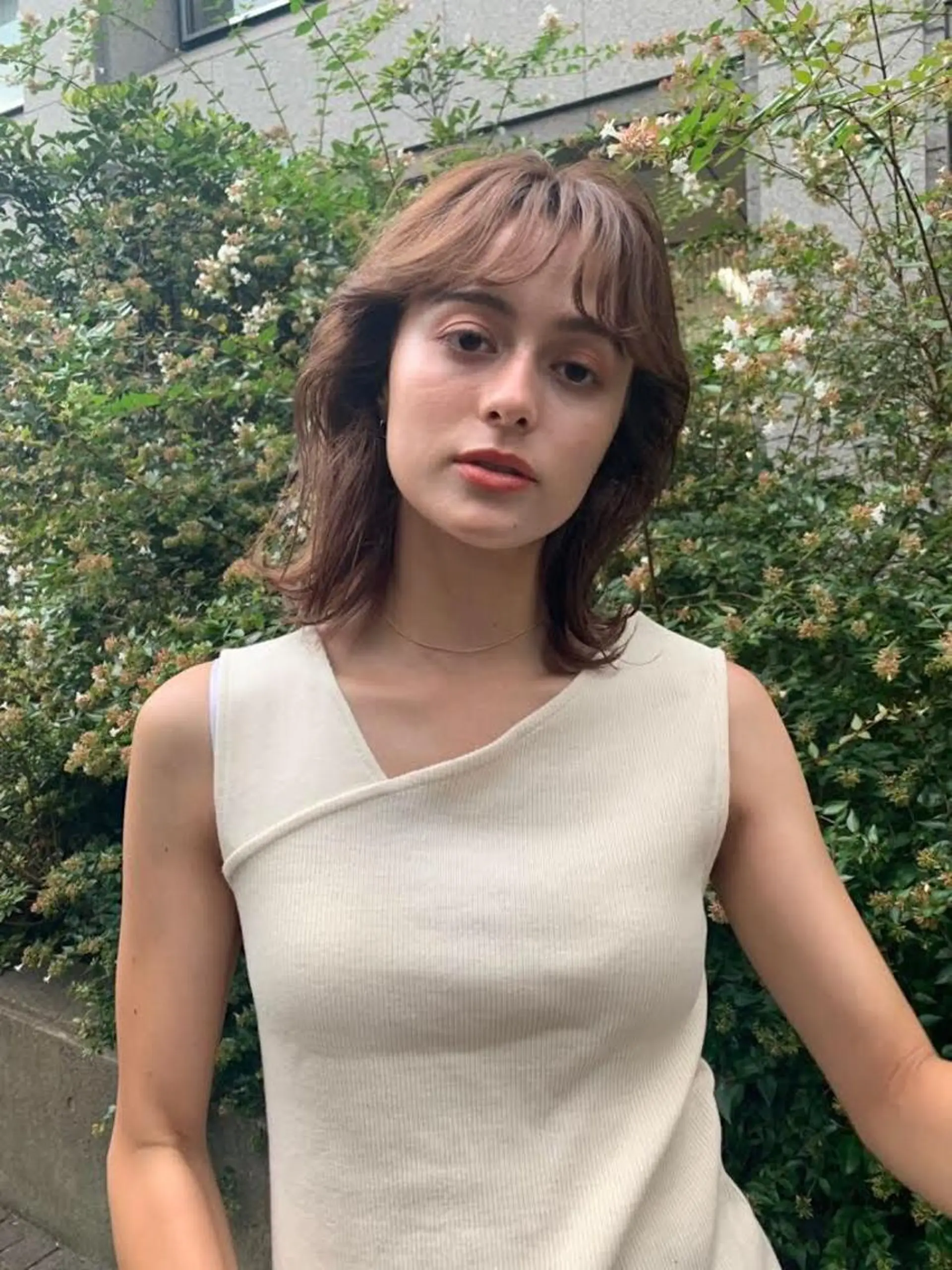 ミディアム 鈴木 千裕のヘアスタイル