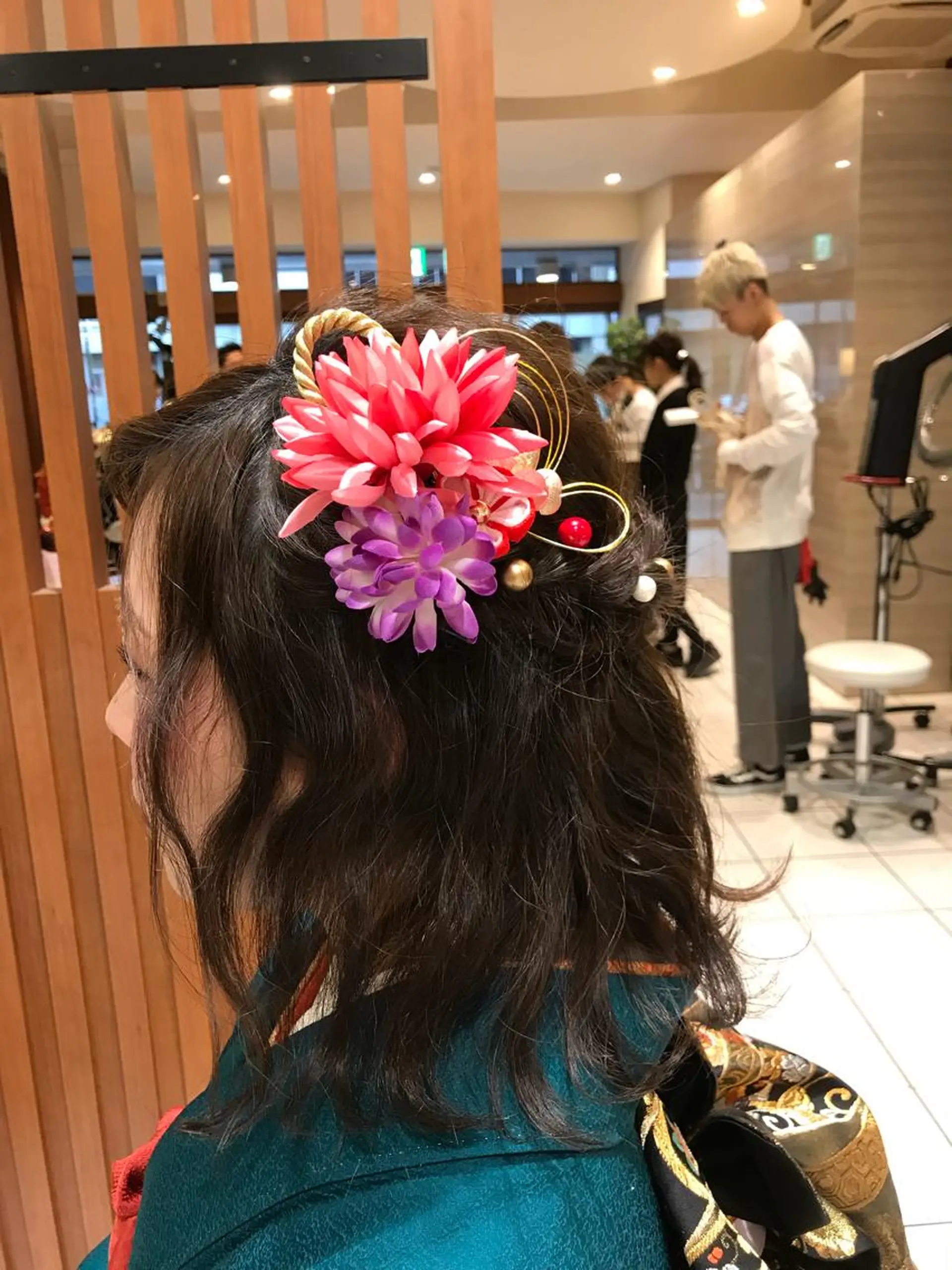 ヘアアレンジ 成人式 テラモト カズヨシのヘアスタイル