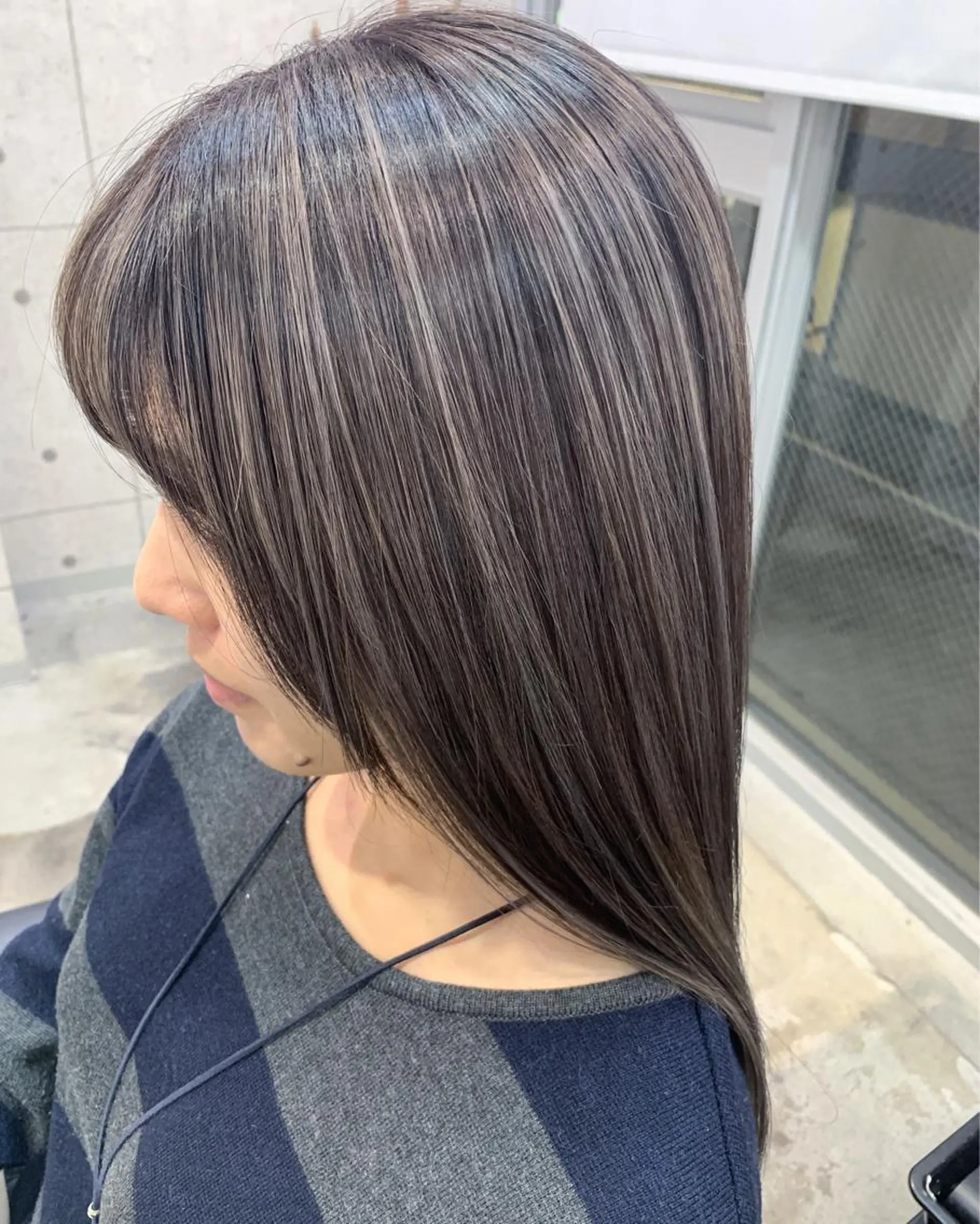 ロング カラー LITTY所属・山永 圭介のヘアスタイル