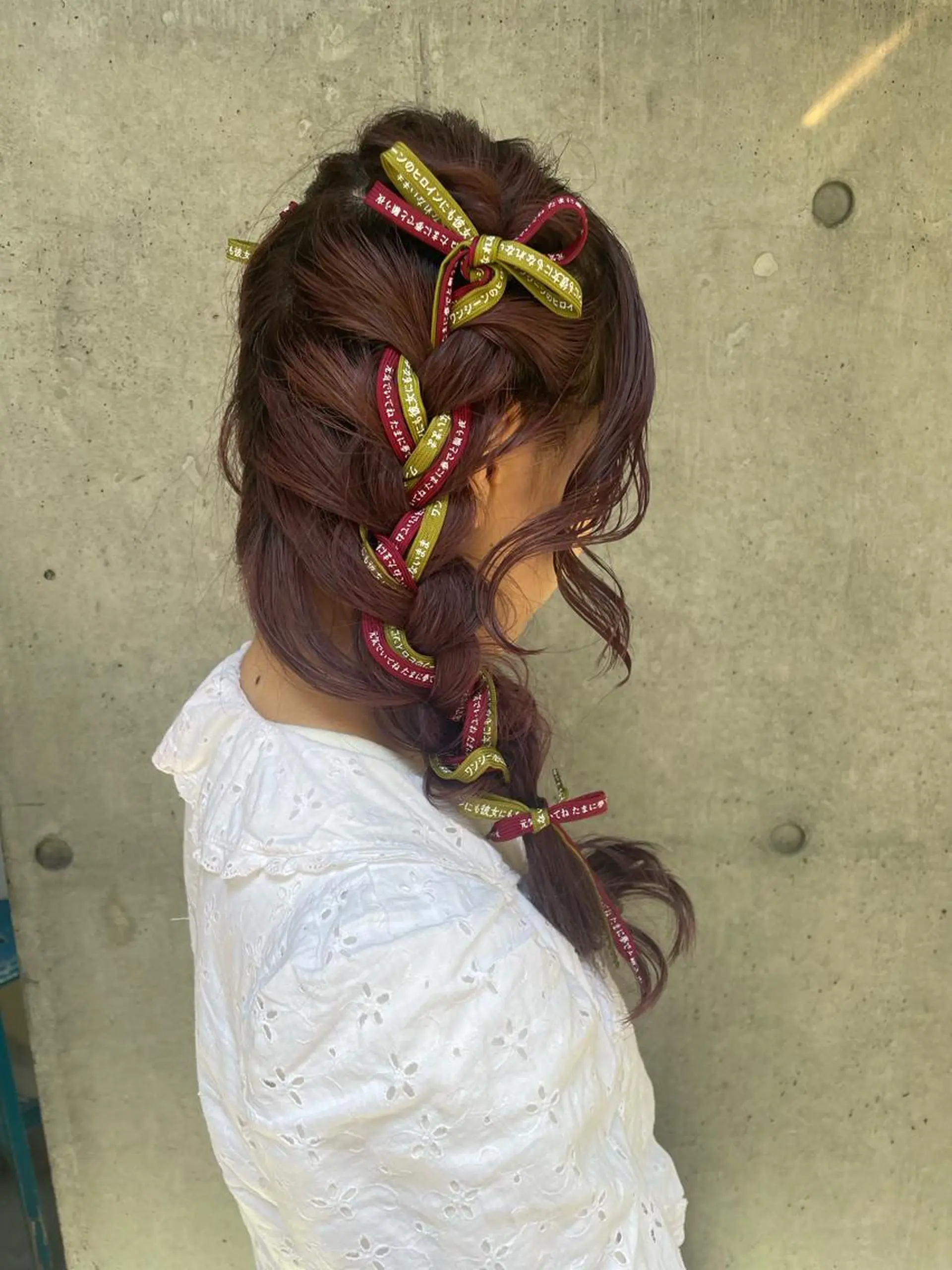 セミロング カラー ヘアアレンジ ヘアセット 髪質改善/縮毛/新宿 🫧SUZUKA🫧のヘアスタイル