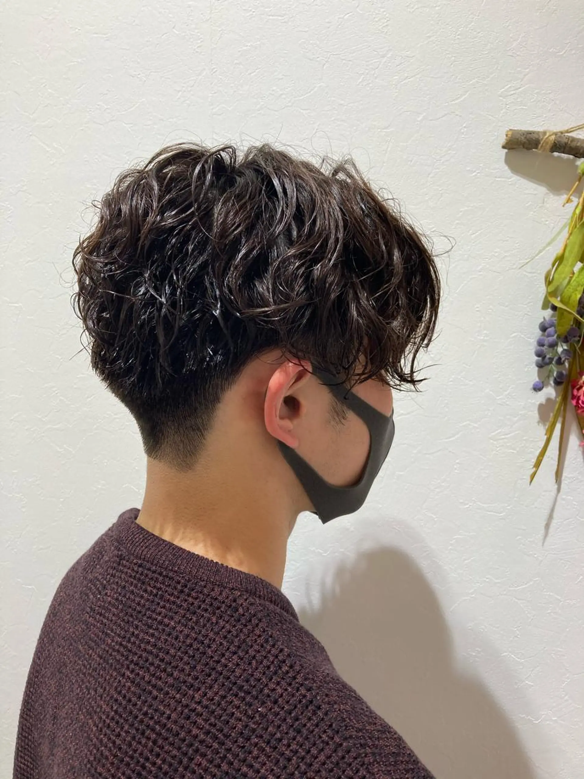パーマ メンズ メンズパーマ スパイラルパーマ hair salon A 【エース】所属・🫧高鹿汰一髪質改善 /白髪ぼかし🫧のヘアスタイル