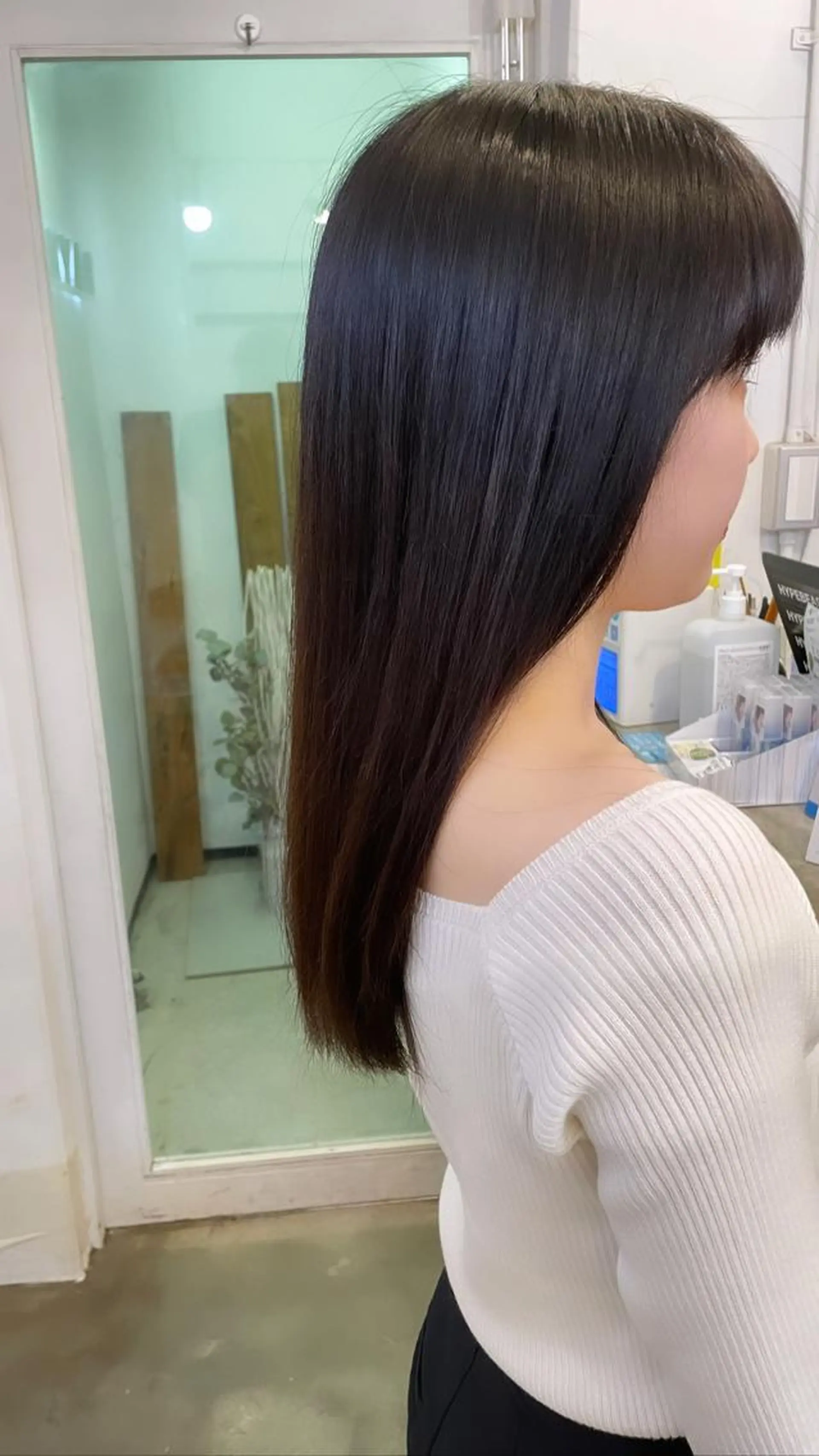 セミロング 縮毛矯正 カット 縮毛矯正 トリートメント 【髪質改善サロン】 🌟だいち🌟のヘアスタイル