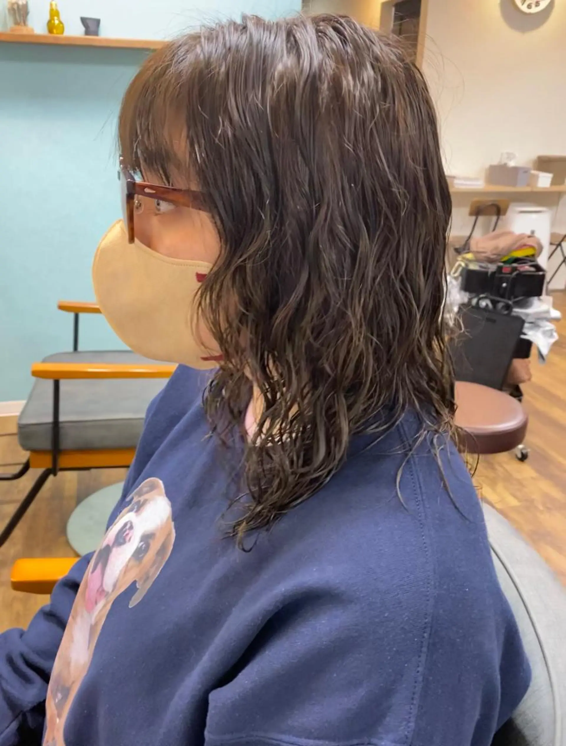 ミディアム パーマ パーマ TELA HAIR 副代表🍃笹岡航太のヘアスタイル