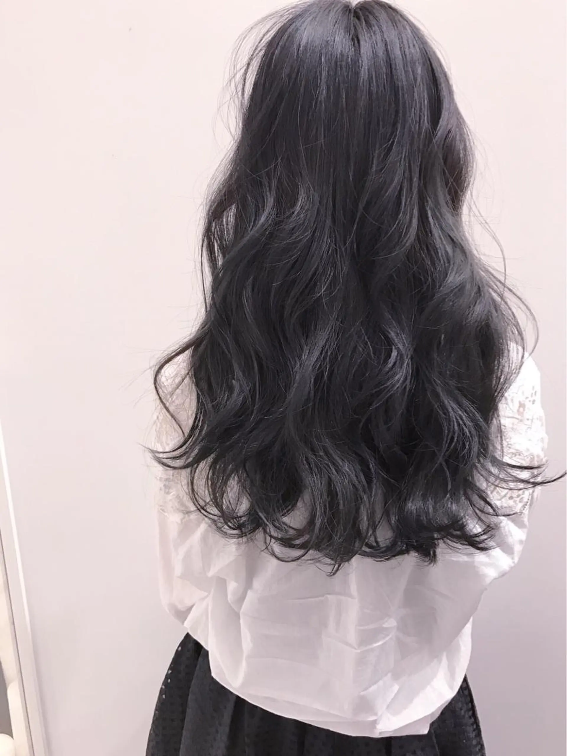 ロング カラー ブルーカラー ブルージュ 透明感カラー メンズ特化👨 細谷碧海のヘアスタイル