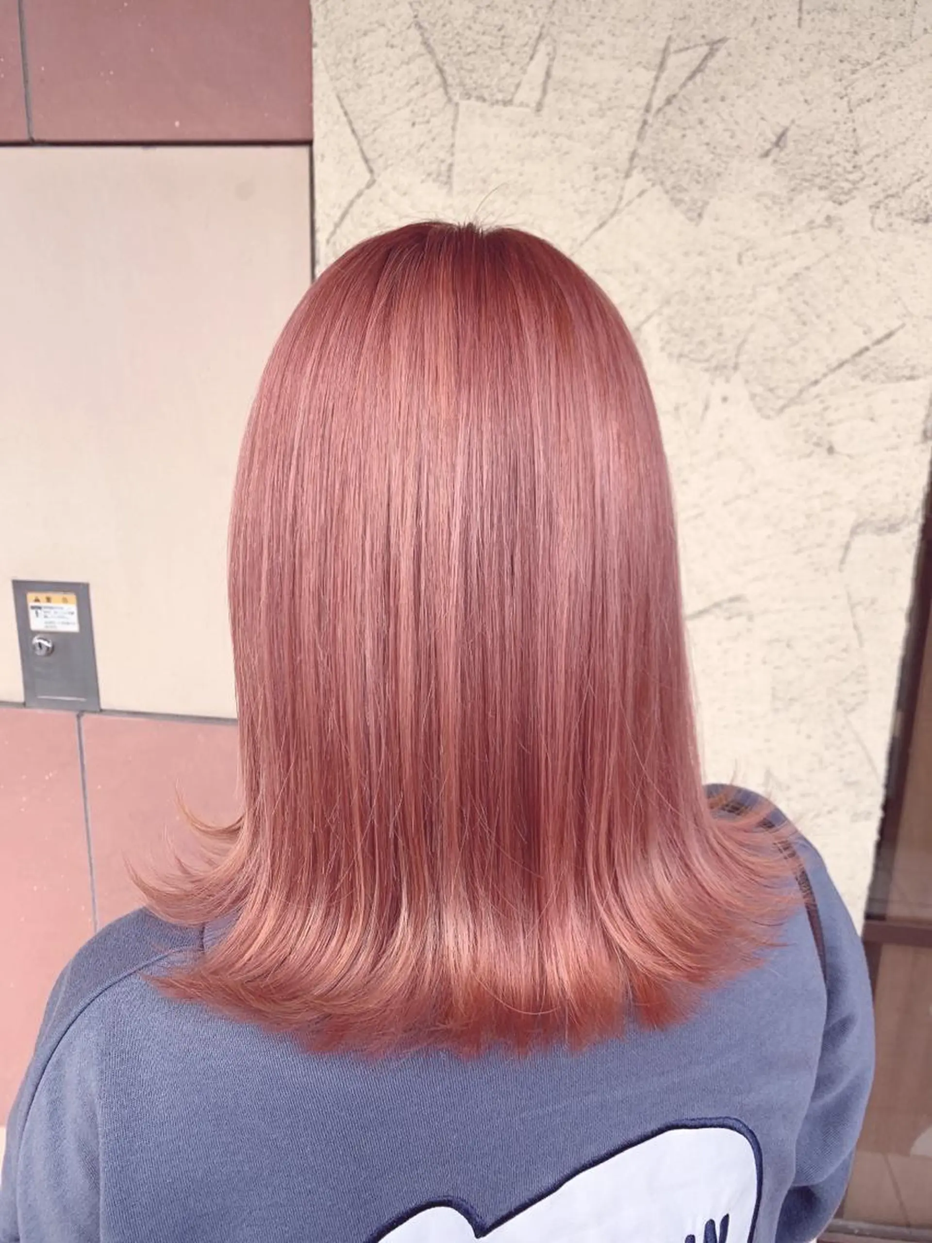 ミディアム カット ヘアカラー トリートメント Lee上新庄店所属・上新庄Lee千馬 優のヘアスタイル