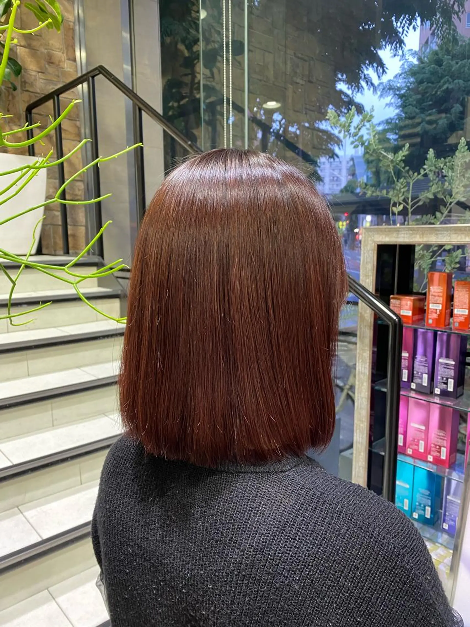 ミディアム ヘアカラー トリートメント ネイリスト/ ヘアセット　hinaのヘアスタイル