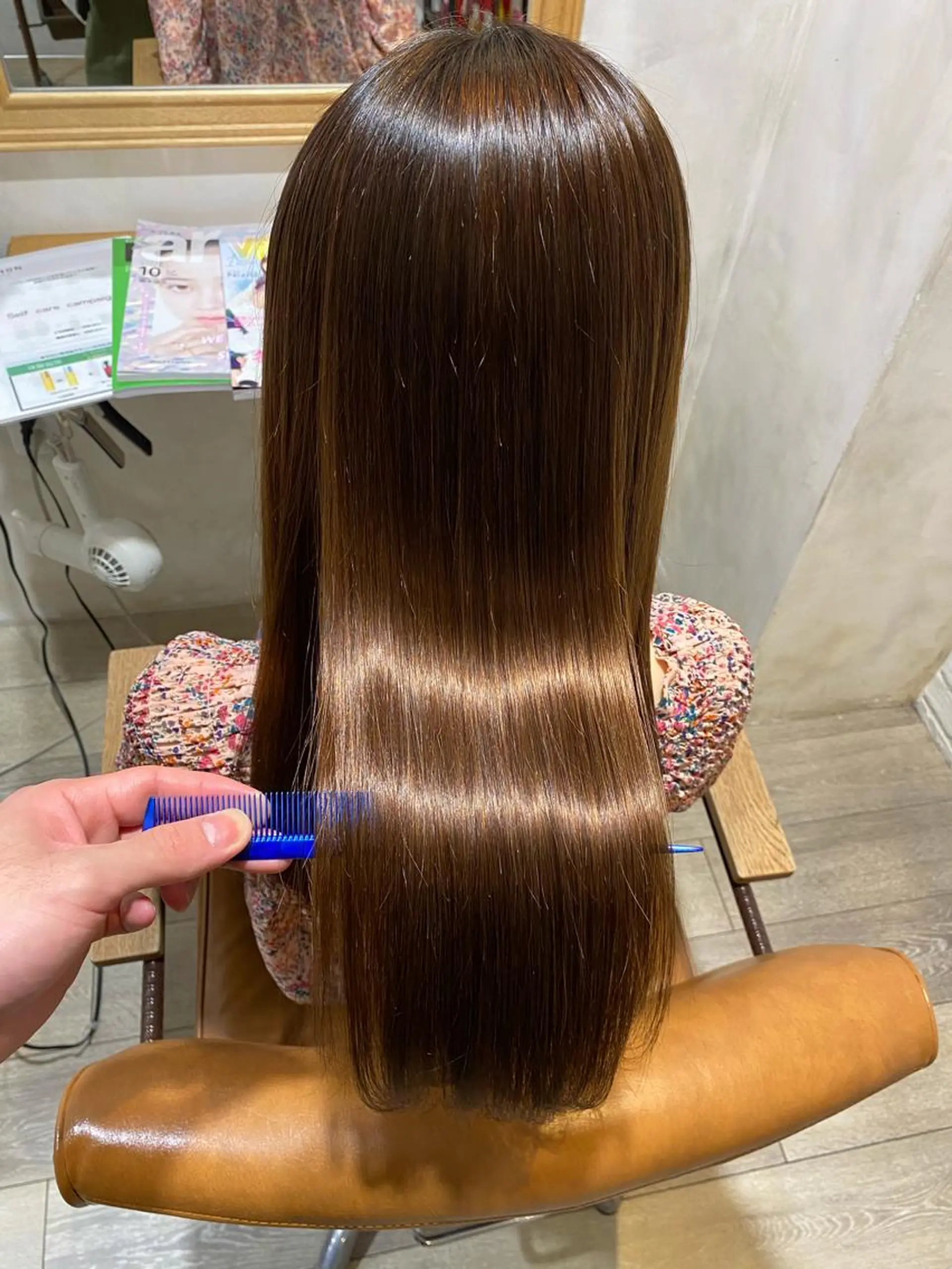 ロング カラー パーマ メンズ 縮毛矯正 安部 真輝のヘアスタイル