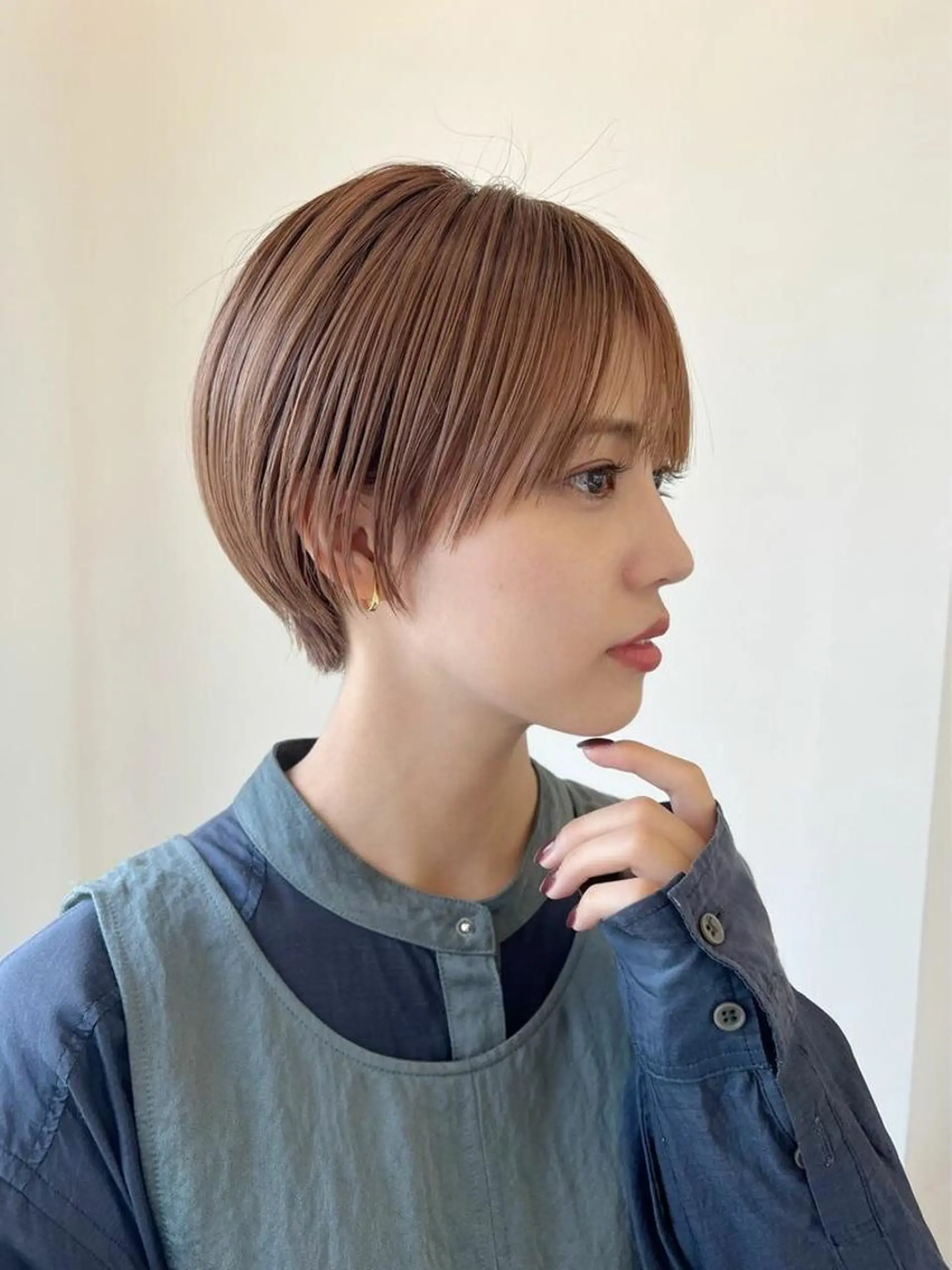 ショート カラー カット 似合わせカット⚪︎ ／フェイスレイヤーのヘアスタイル
