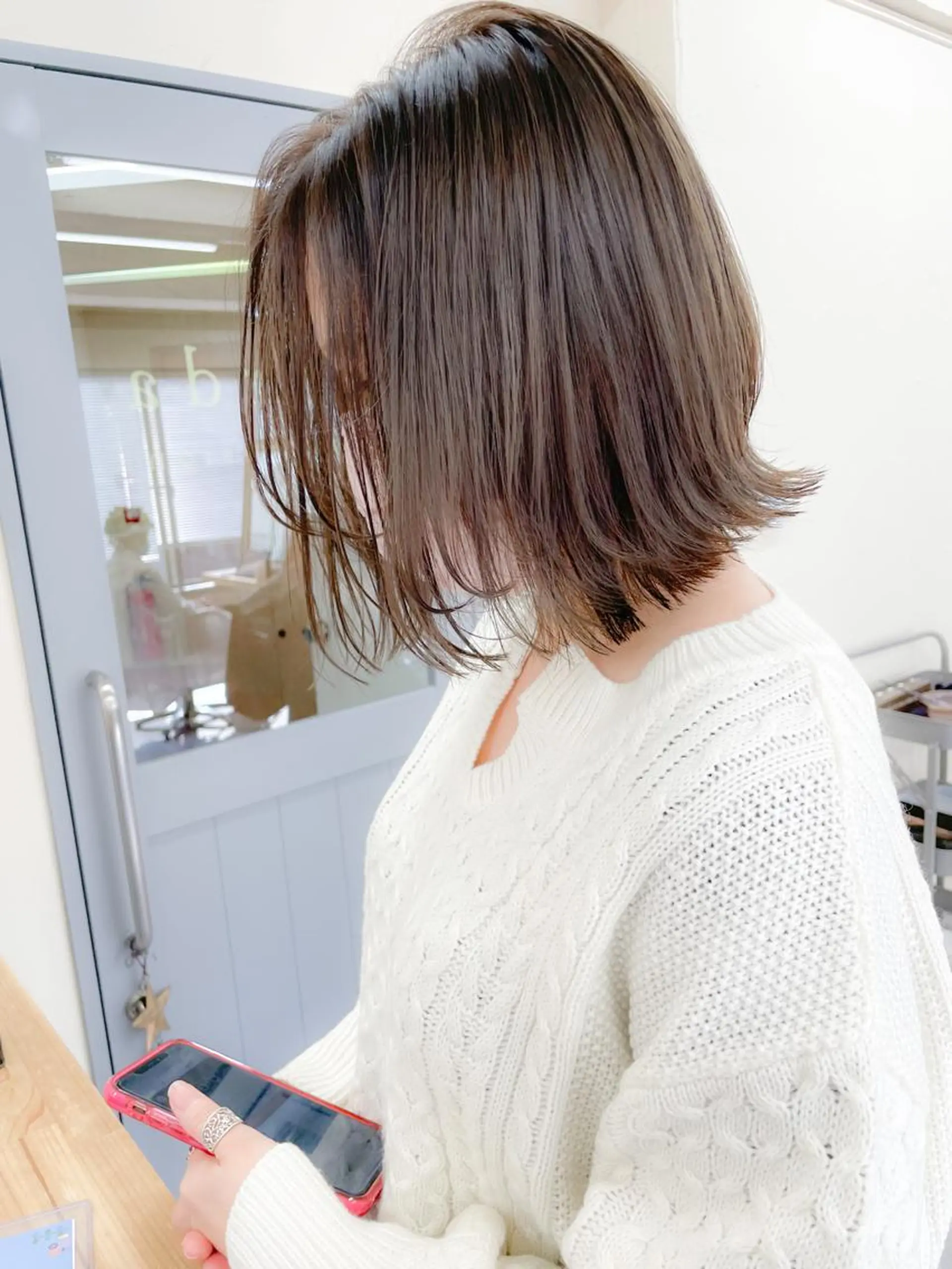 ショート カラー ヘアカラー トリートメント ✨ブリーチなし透明感 池袋　水野のヘアスタイル
