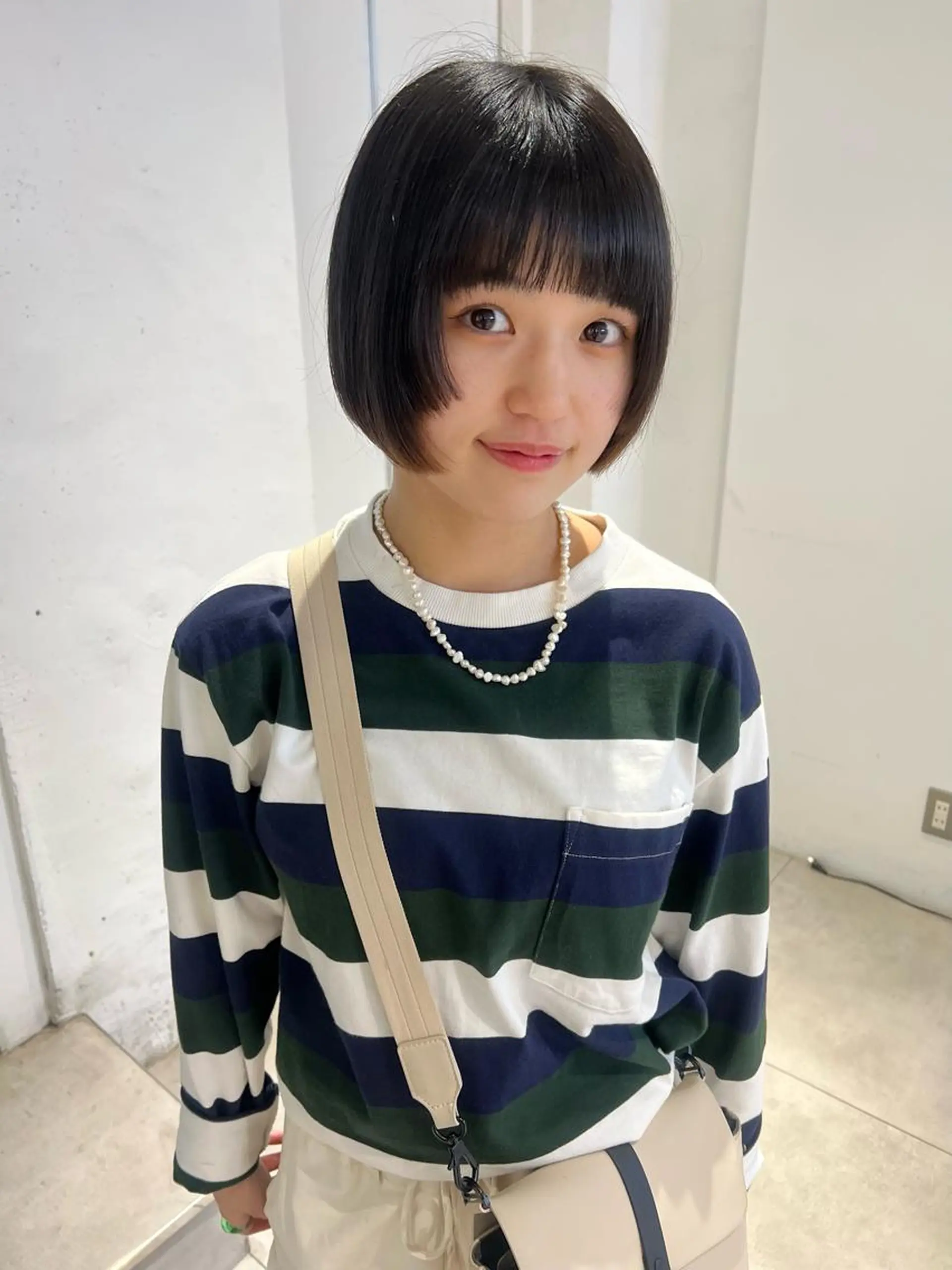 ショート ボブ 顔周りカット/透明感 カラー✂️MEIのヘアスタイル