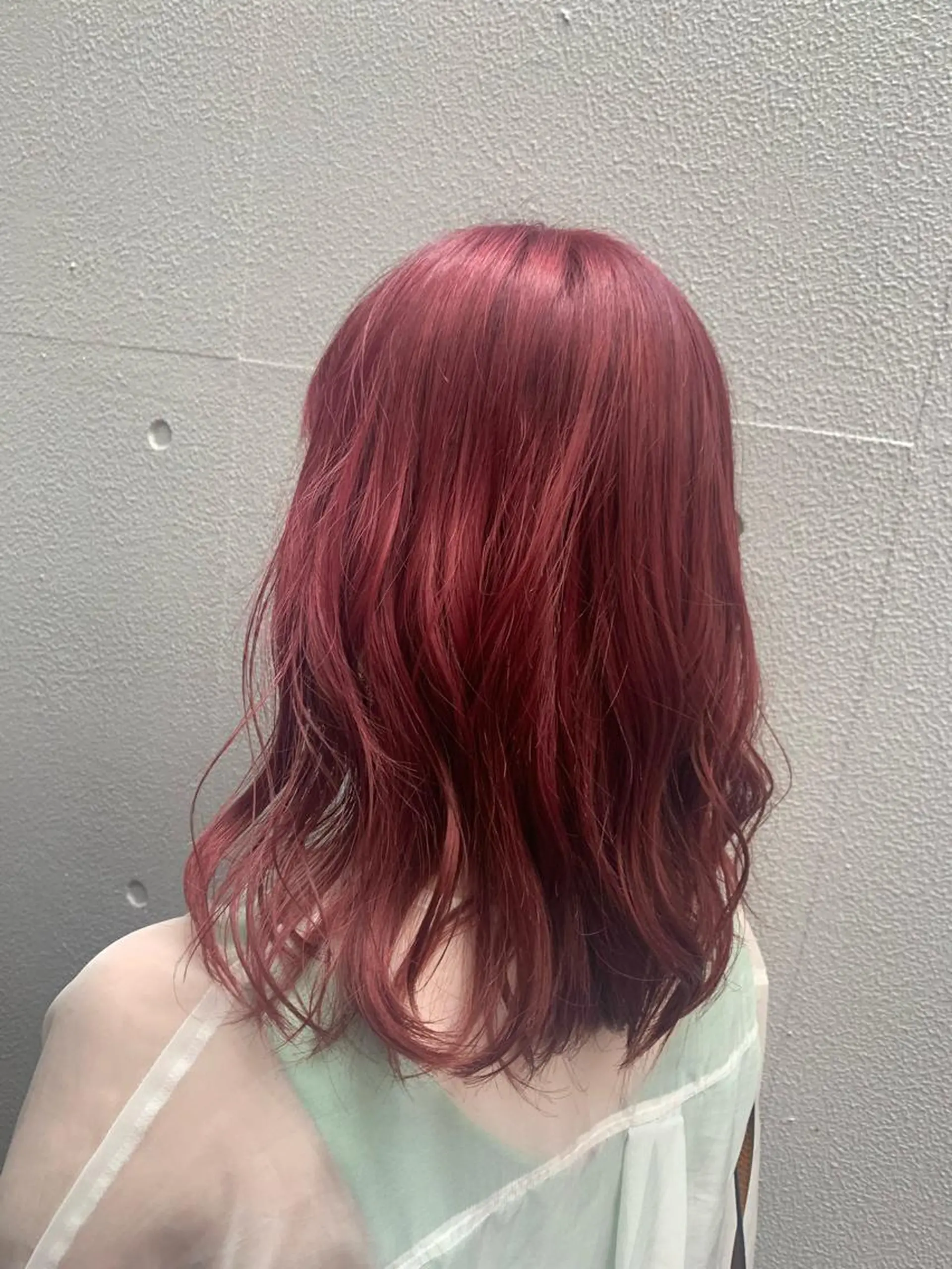 セミロング カラー ショート🌼パーマ 本間正子のヘアスタイル