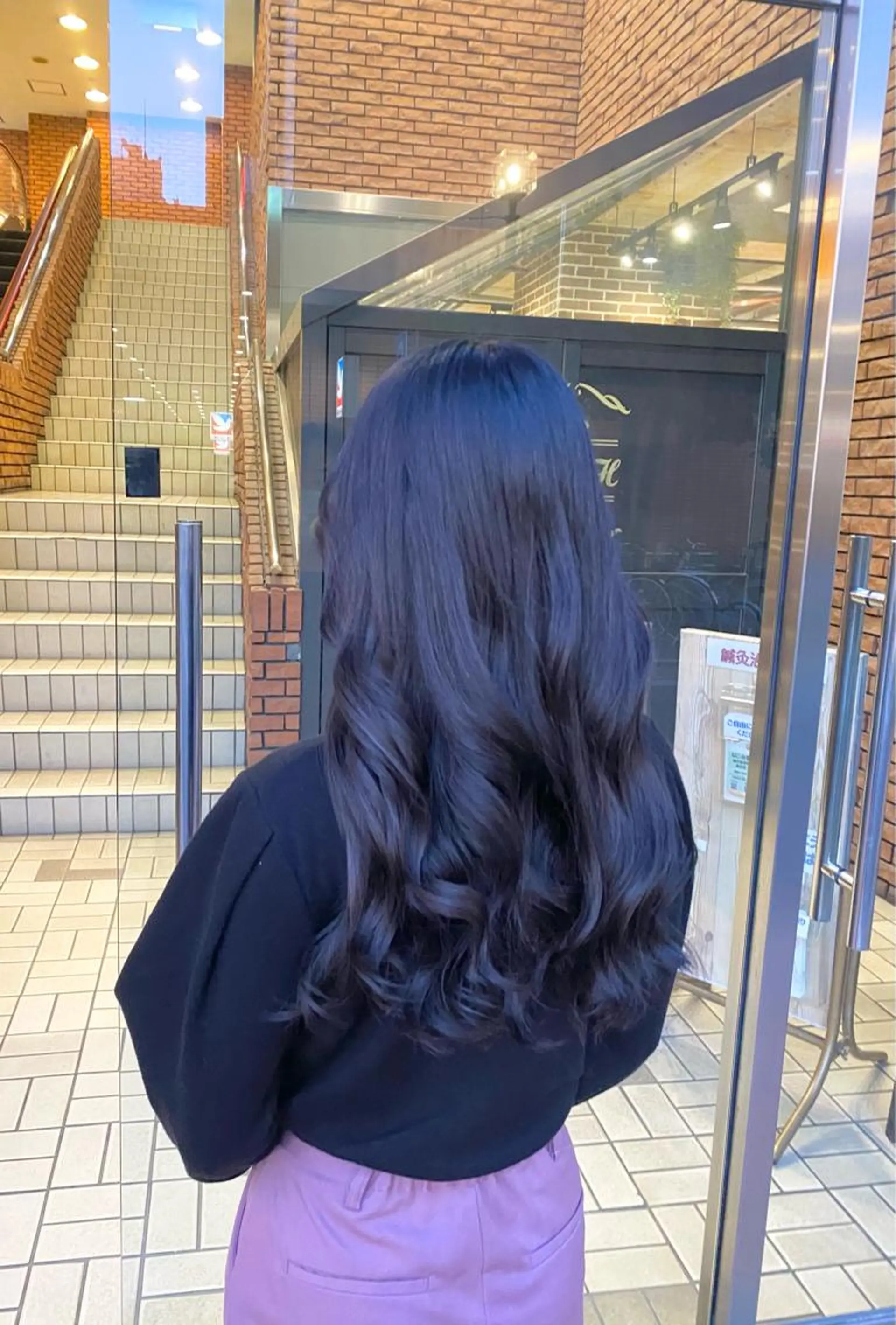 ロング 韓国風ヘア カット ヘアカラー トリートメント motel所属・モデルや芸能人も通う ✨マンツーマンサロンのヘアスタイル