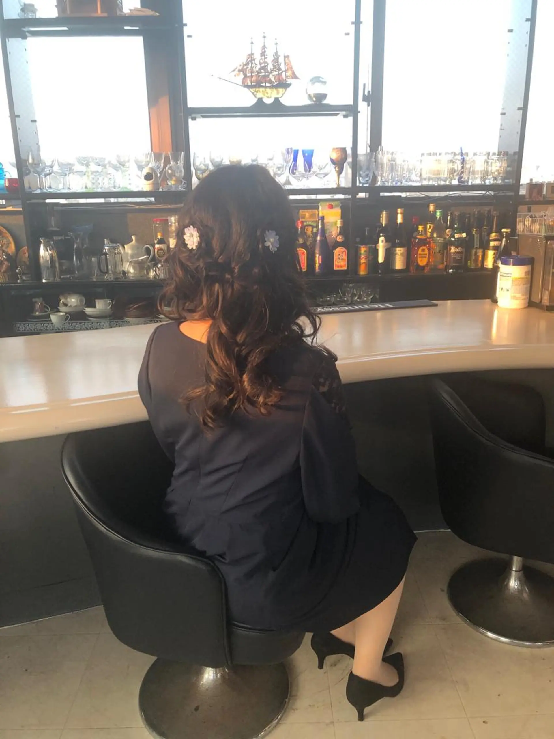 ロング カラー パーマ ヘアアレンジ メンズ キッズ ネイル マツエク・マツパ 銀河 ティンガーラのヘアスタイル