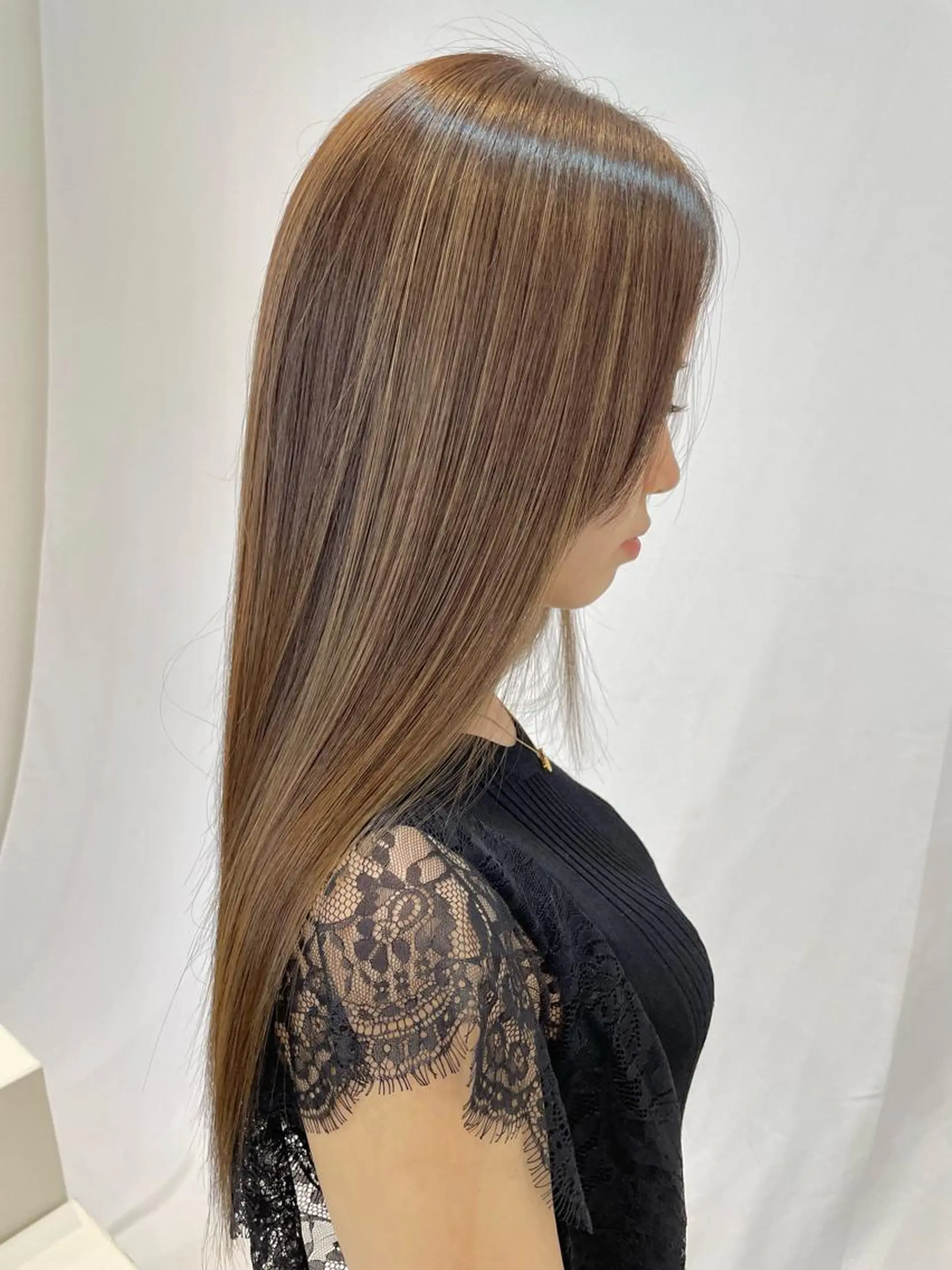 ロング カラー 👑髪質改善カラー 中垣斗希のヘアスタイル