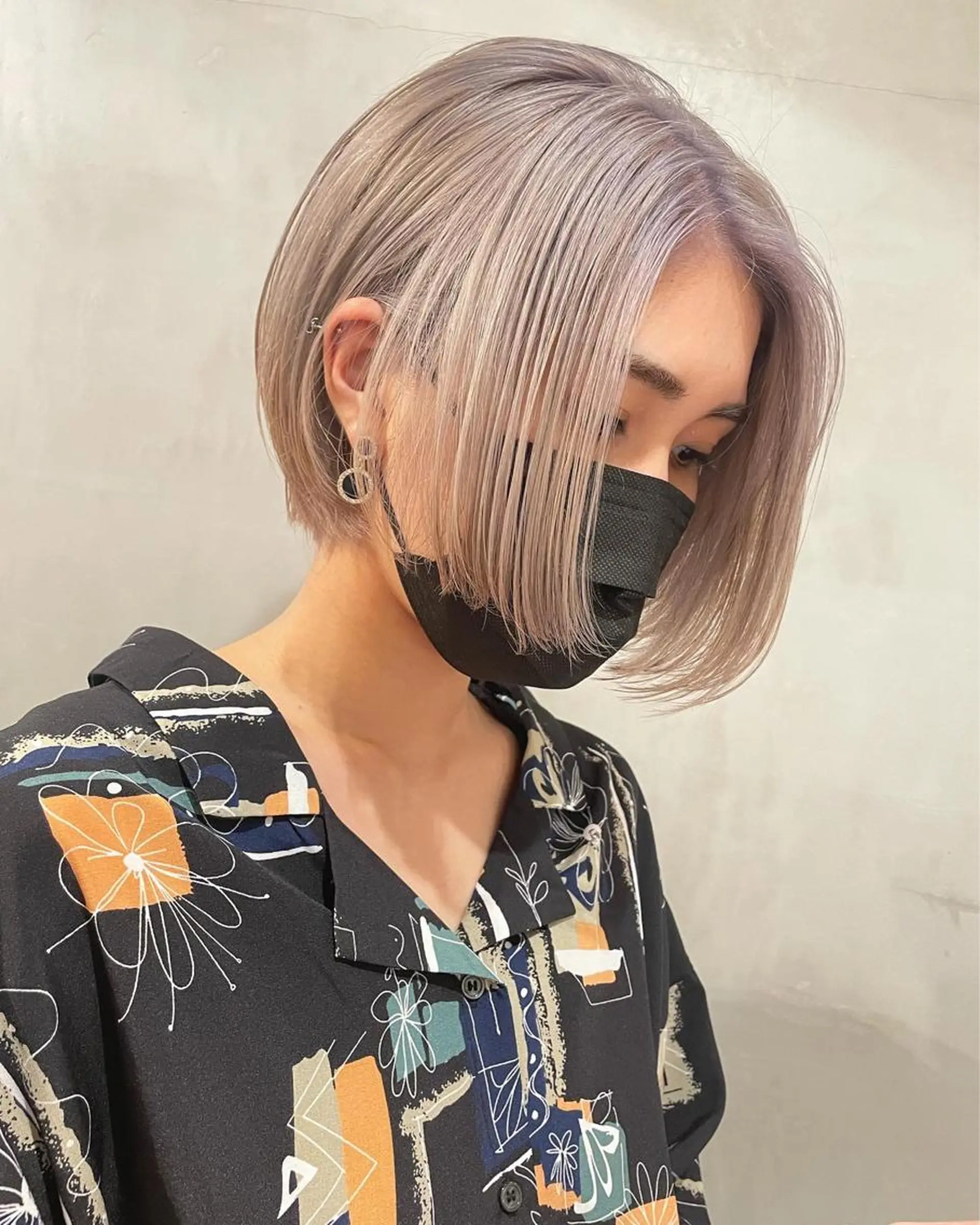ショート カラー カット ヘアカラー トリートメント 優 作のヘアスタイル