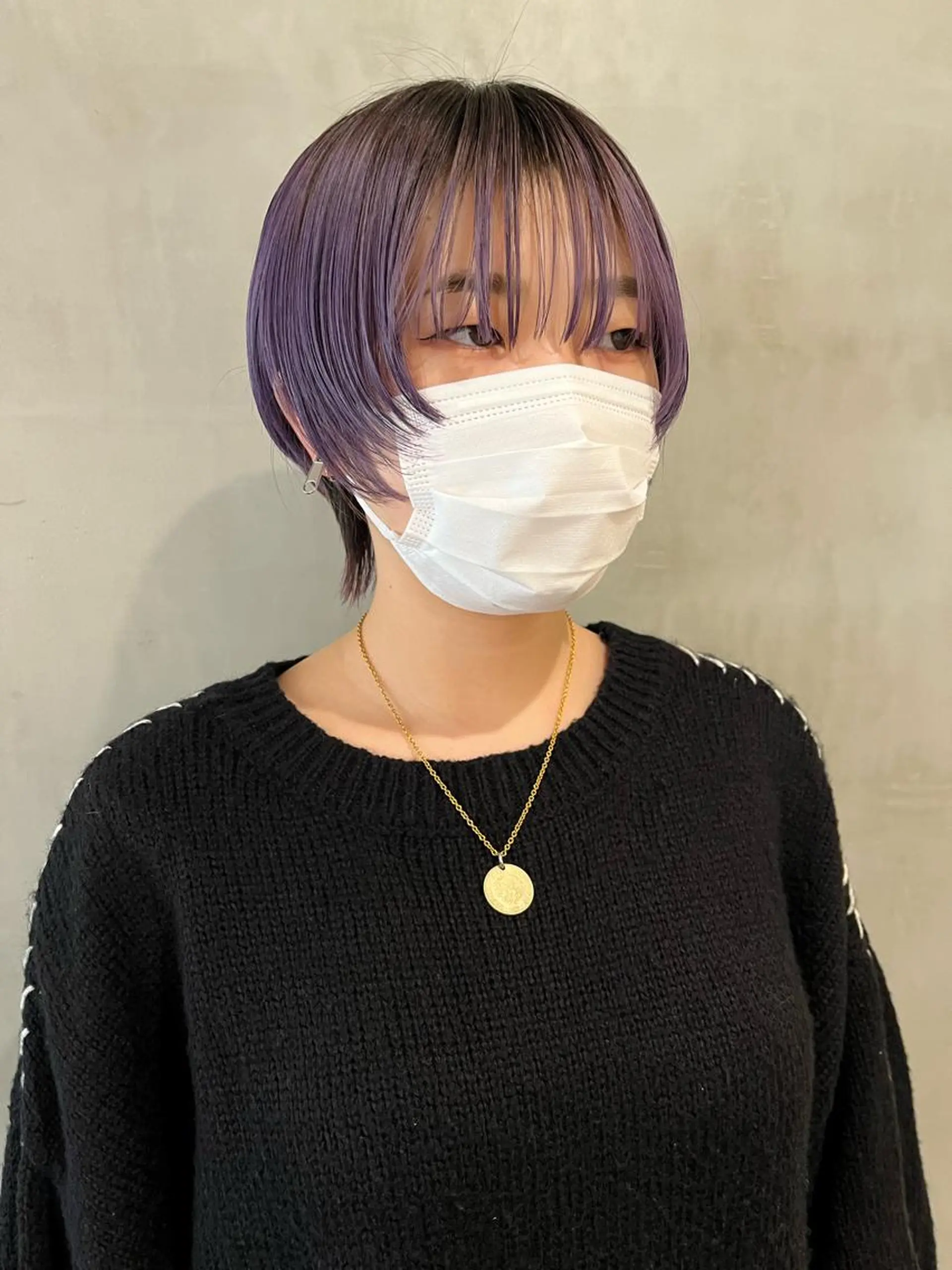 ショート カラー 暖色🍒姫カット🎀 オタク特化🎀ゆうなのヘアスタイル