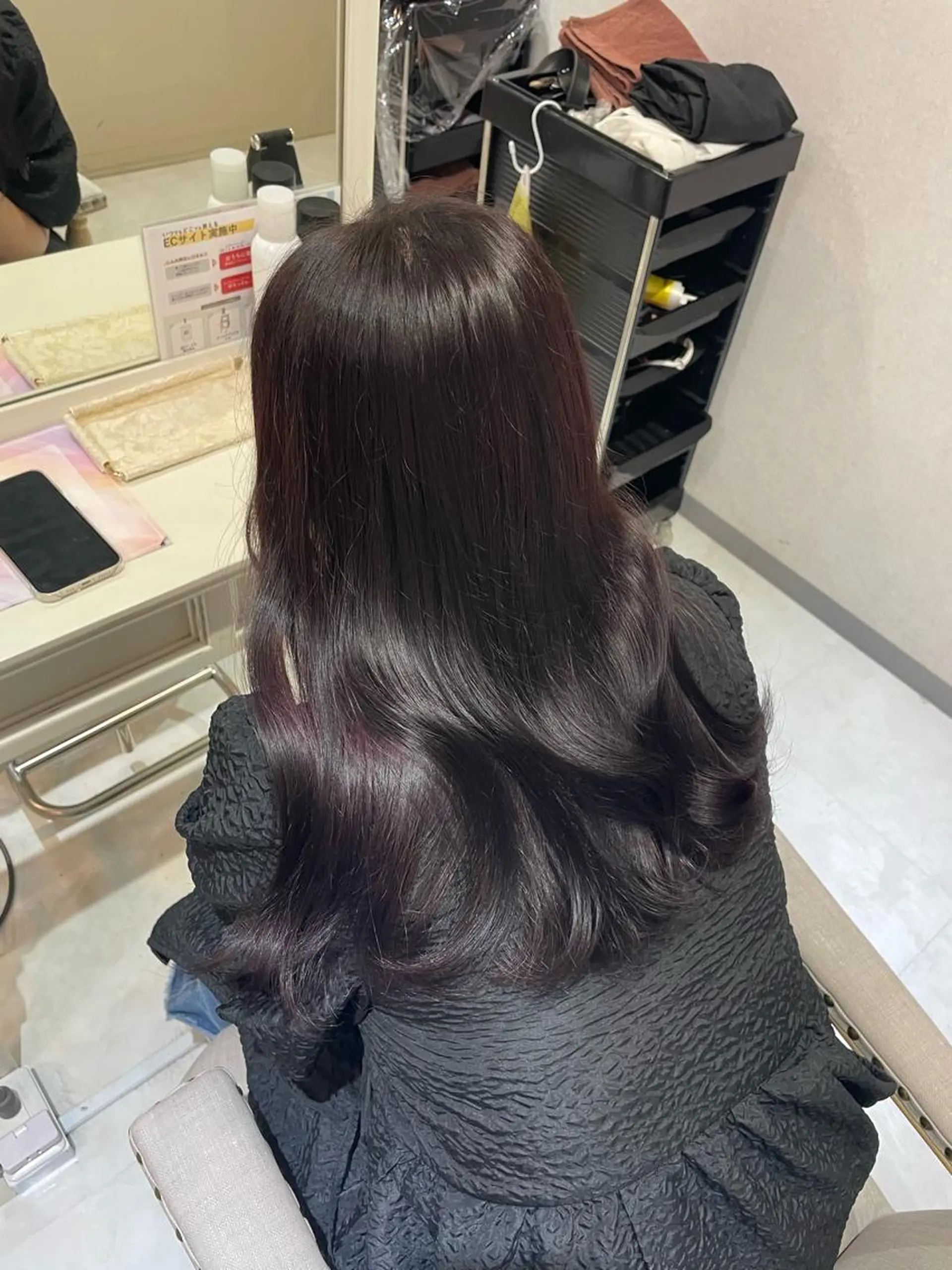 セミロング カラー ヘアカラー 似合わせカラー 梅田 ayanaのヘアスタイル
