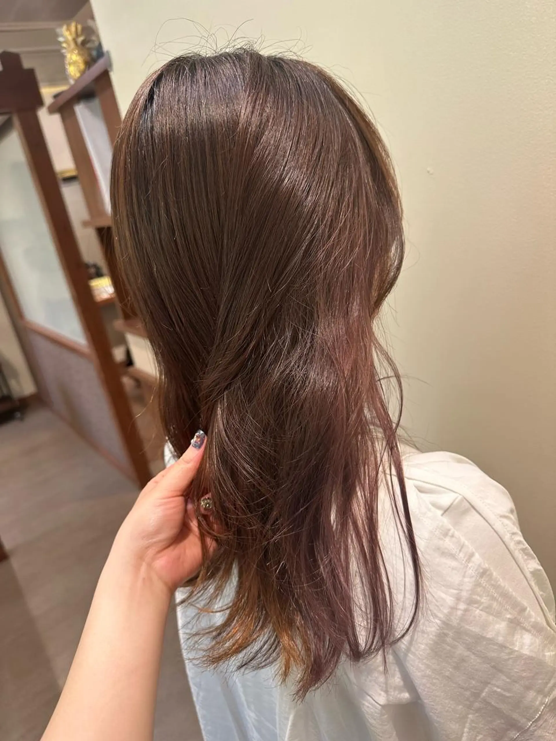 ロング カラー インナーカラー ピンクカラー ピンクパープル パープルカラー RINA .のヘアスタイル