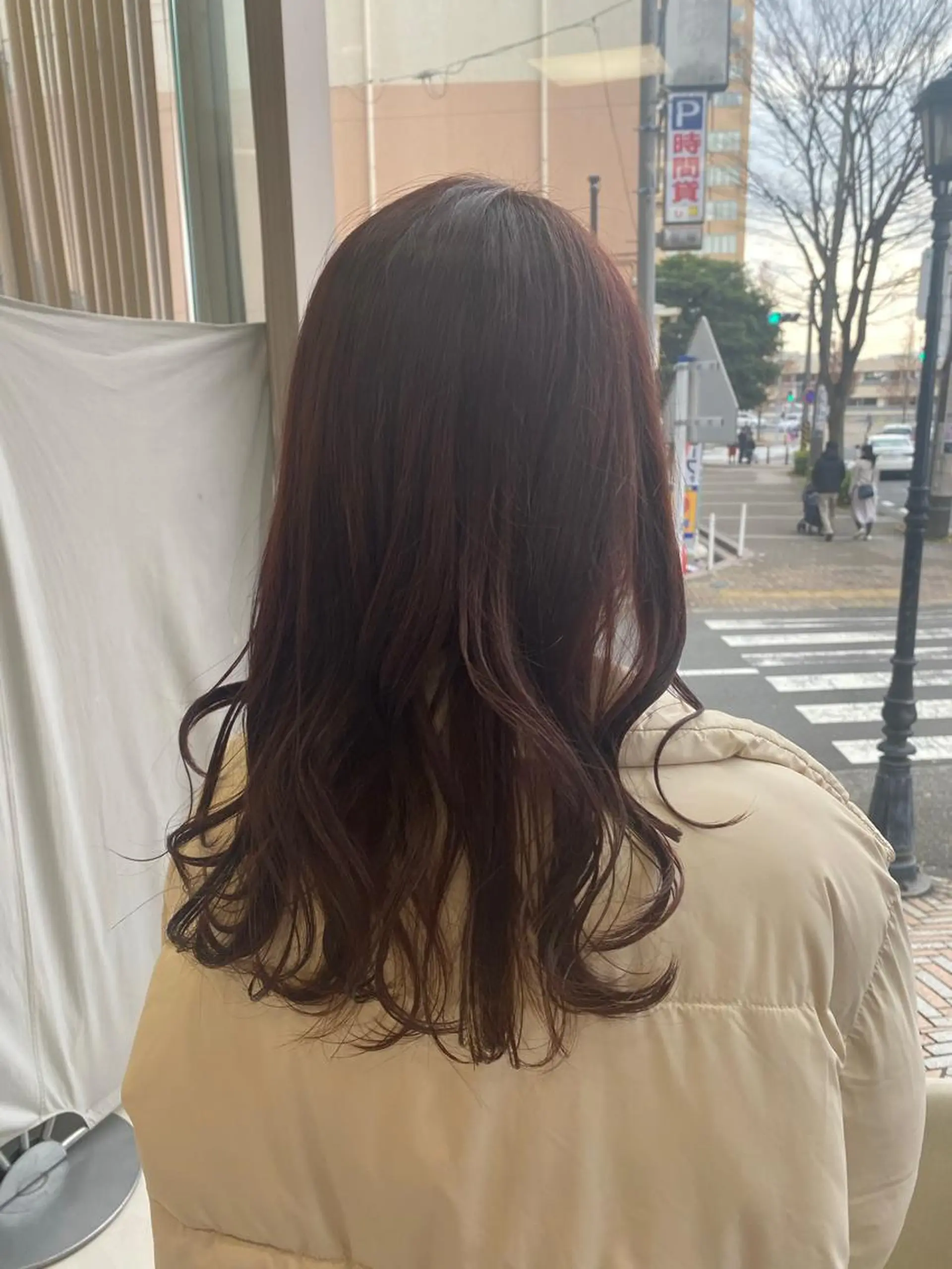 セミロング カラー カット ヘアカラー トリートメント 🩰 艶髪美髪 shiori🫧のヘアスタイル