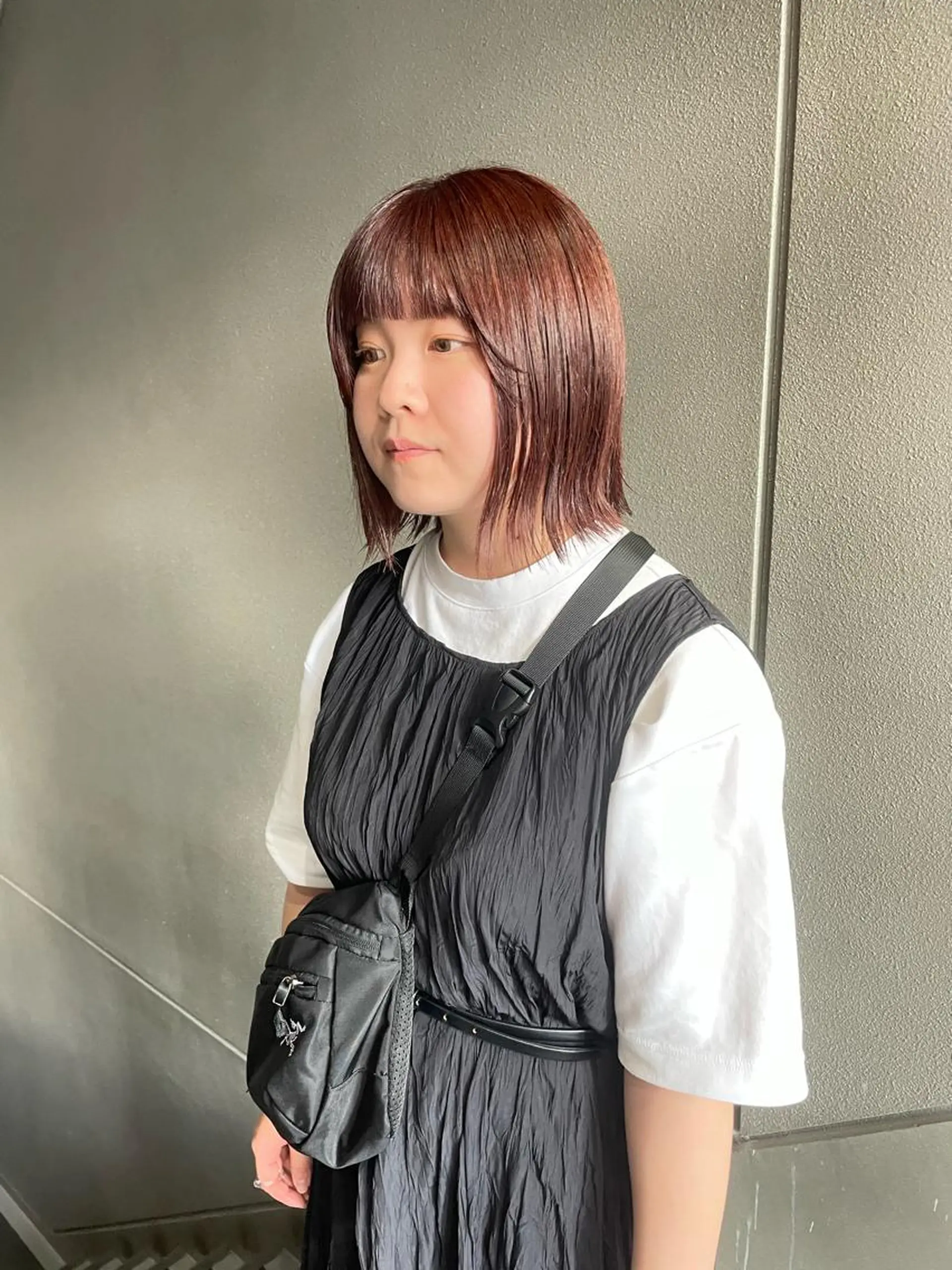 ミディアム カラー ピンクカラー pole所属・【pole】 minaのヘアスタイル