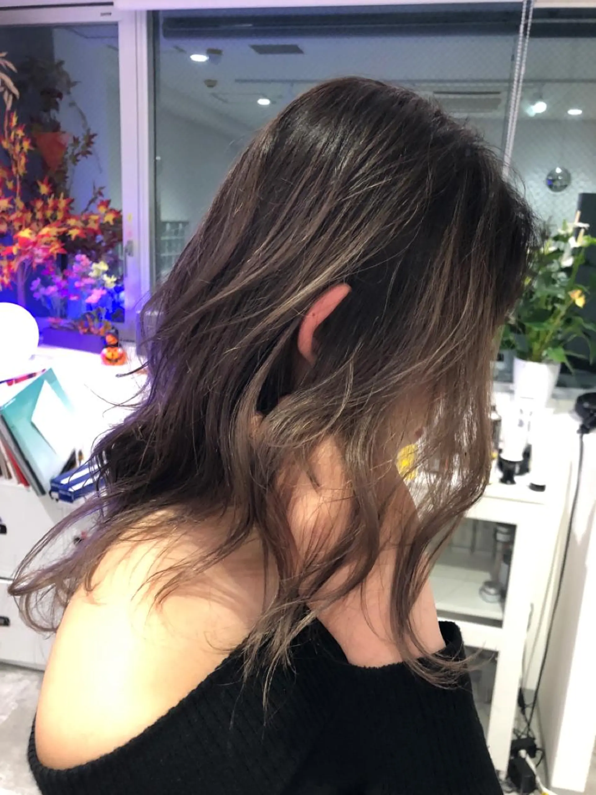 ミディアム カラー ベージュカラー カット ヘアカラー トリートメント JILBLAN京都 ショート/ハイライトのヘアスタイル