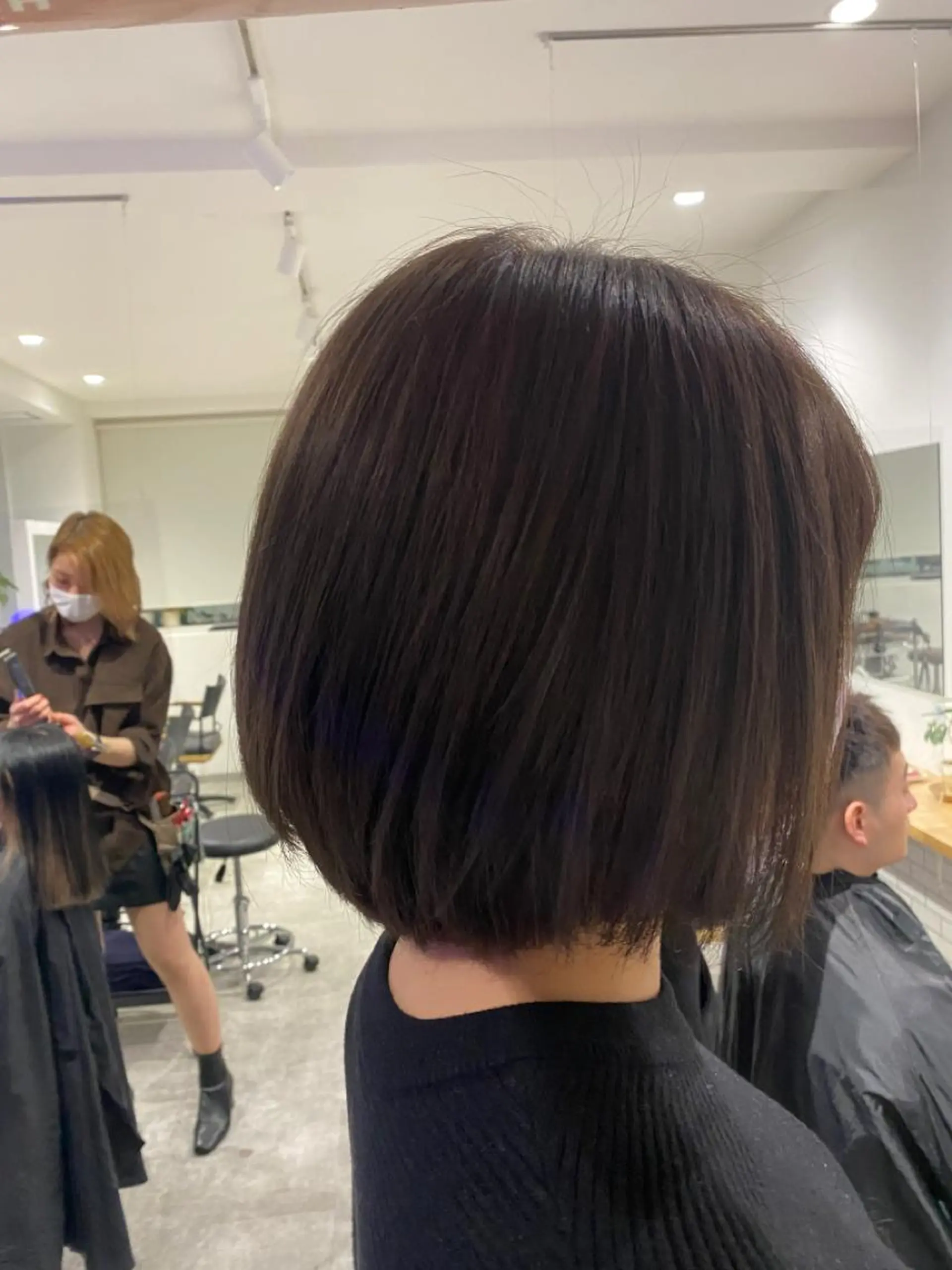 ショート カラー ヘアカラー トリートメント JILBLAN京都 ショート/ハイライトのヘアスタイル