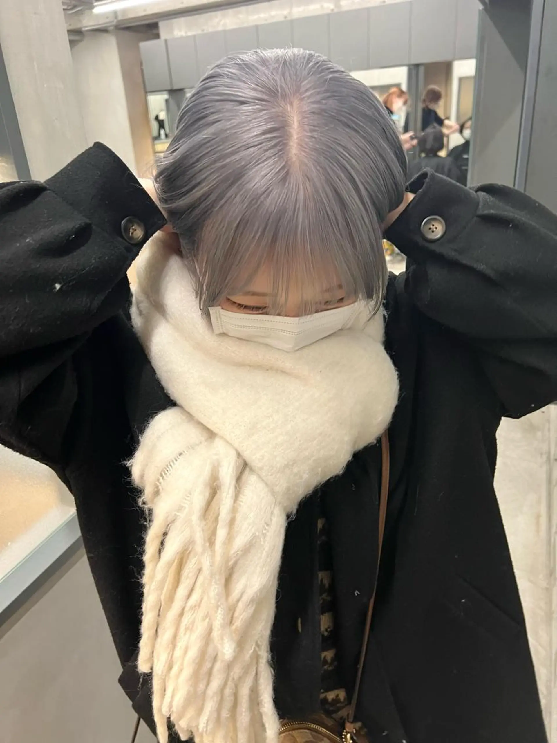 ショート カラー カット 縮毛矯正 sakoda shunkiのヘアスタイル