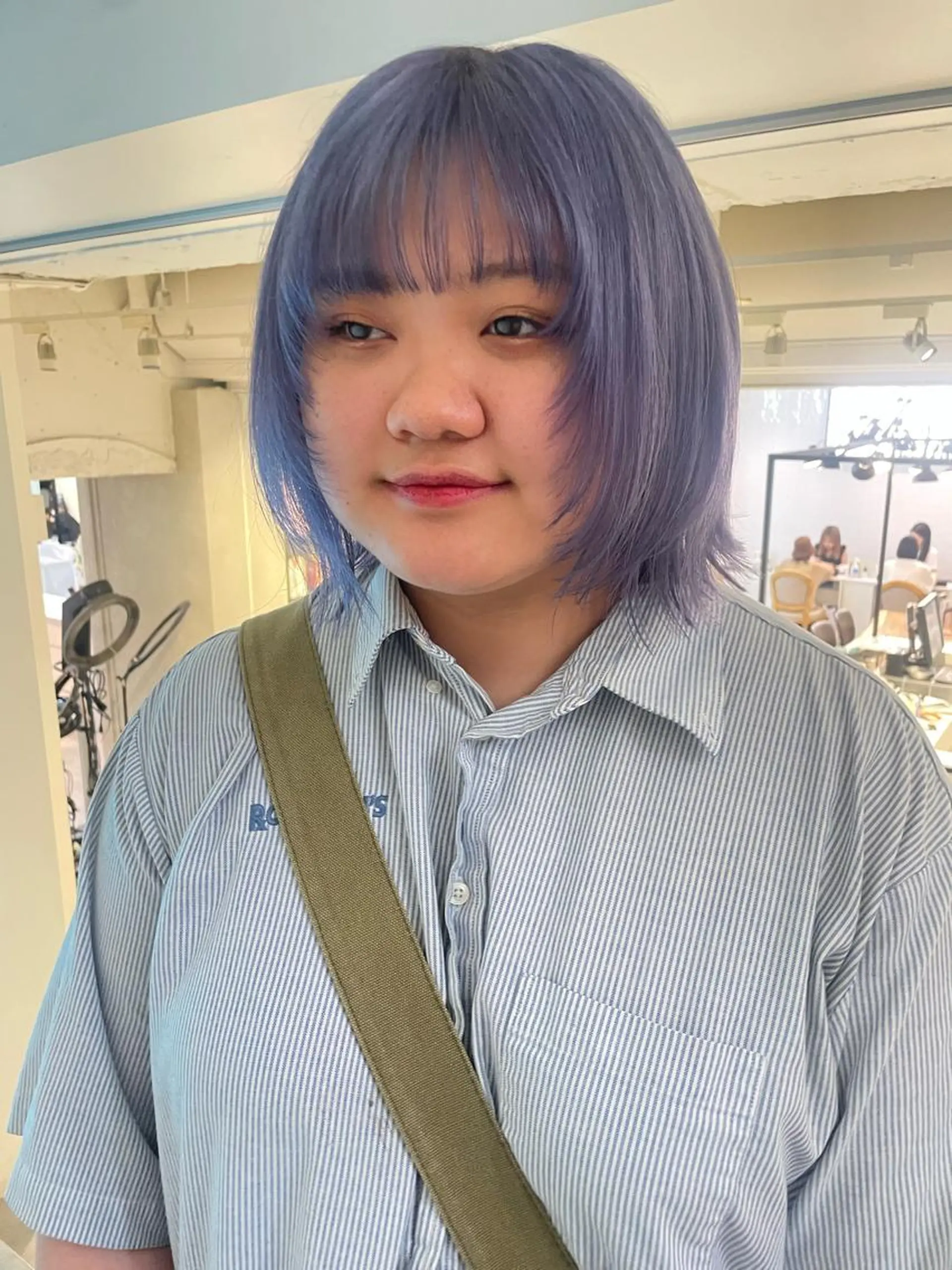 ショート カラー カット ヘアカラー 🎀ボブ＋ハイトーン シュカ👶🏻のヘアスタイル