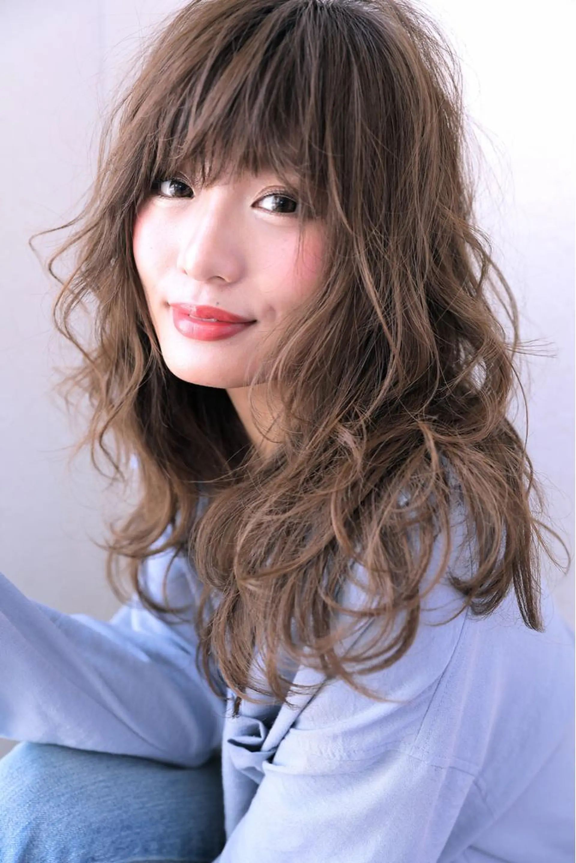 ミディアム カラー ヘアカラー トリートメント 池袋艶髪職人🌈😇 ✨店長✨小林優太✨のヘアスタイル