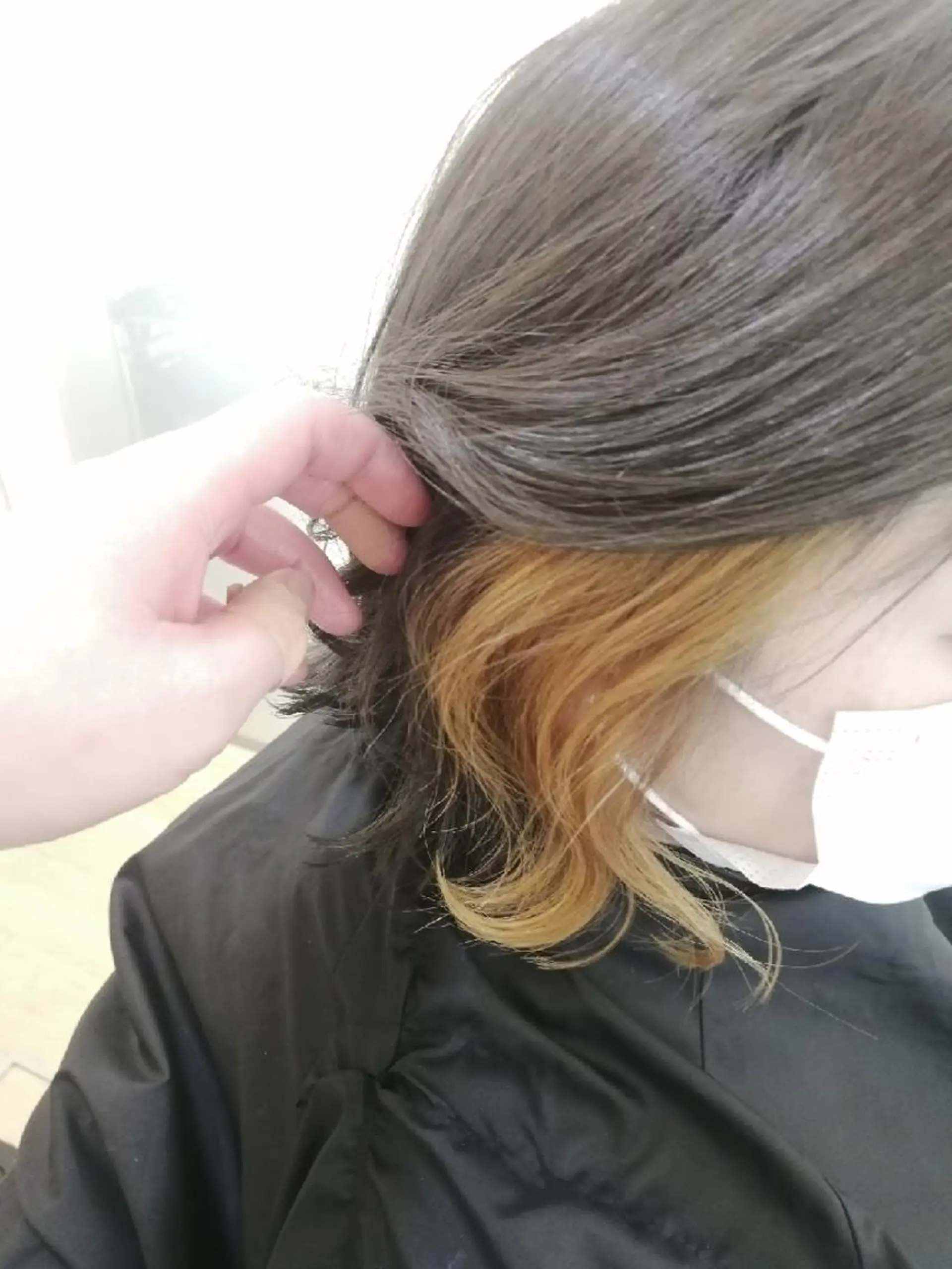 ミディアム ヘアカラー 鈴木 さやかのヘアスタイル