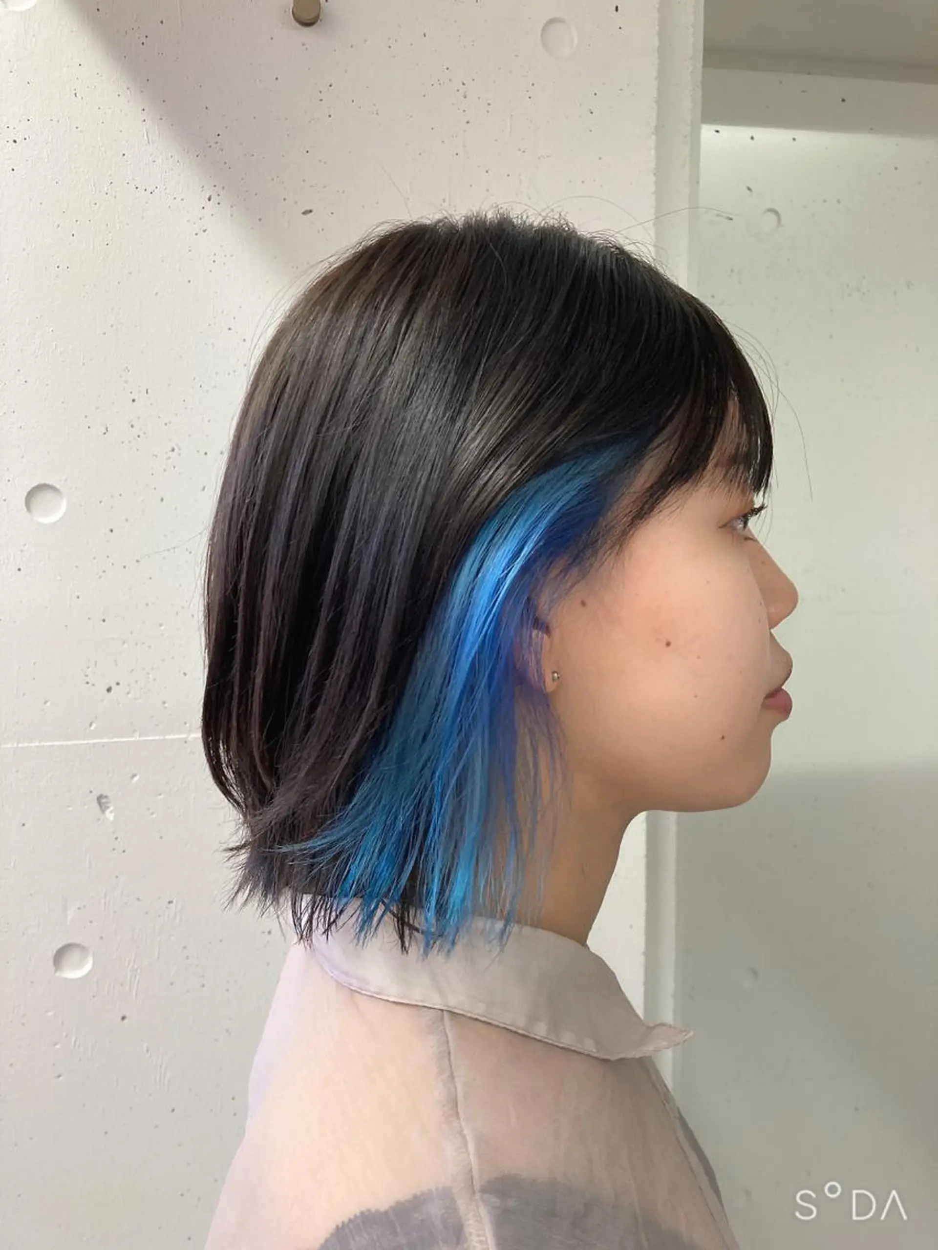 ショート カラー イヤリングカラー カット ヘアカラー ミルミー美容室所属・🦄💒💓齎藤 七海子🦄💒💓のマツエク・マツパデザイン