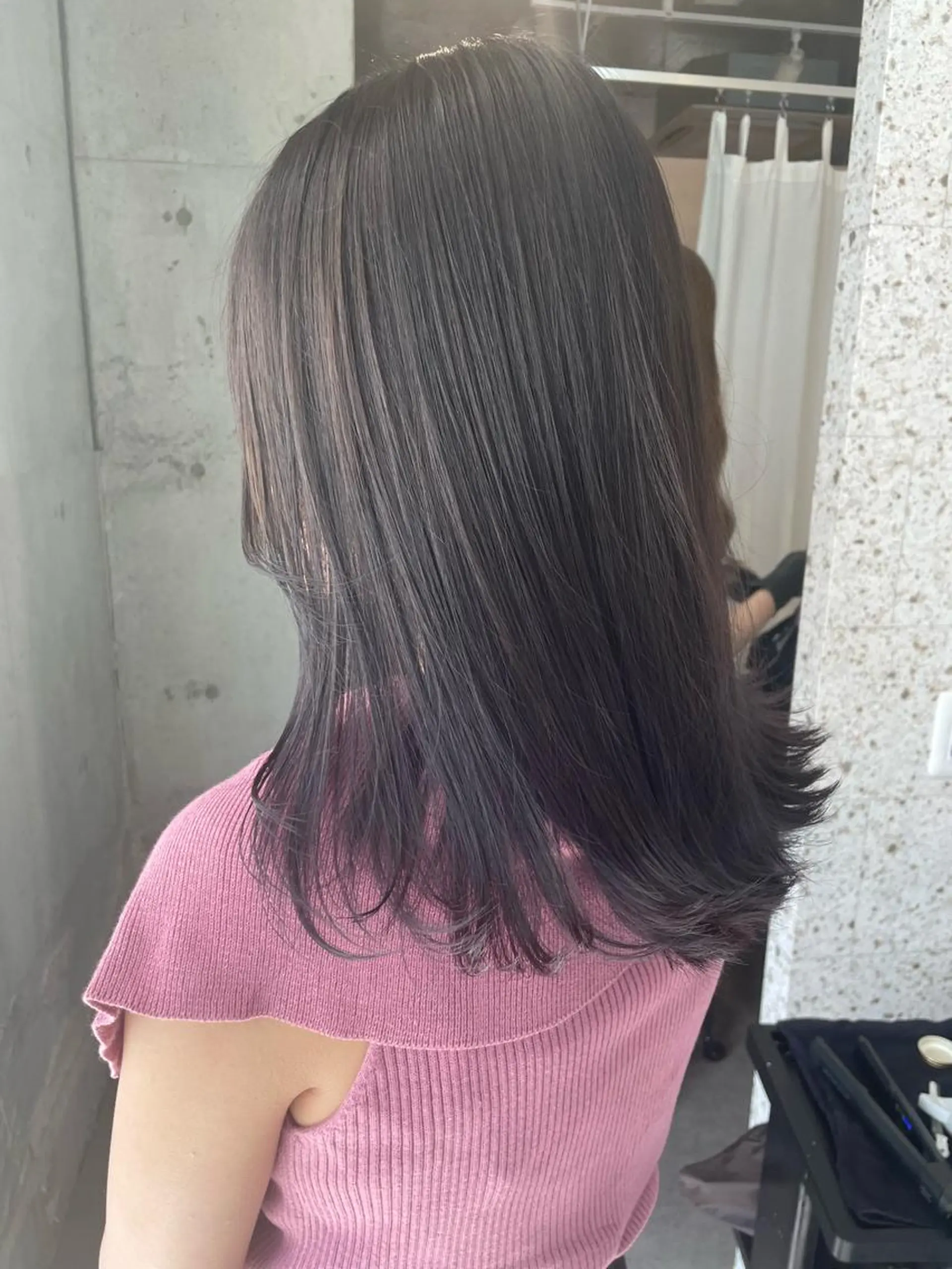 セミロング カラー lani hair salon所属・SHOTO ハイトー ン/デザインカラーのヘアスタイル