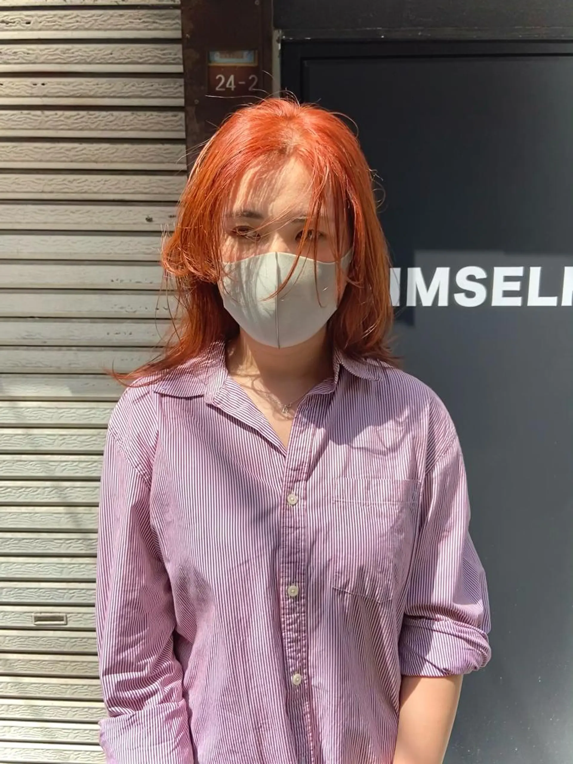 ミディアム ヘアカラー トリートメント 繭所属・宮前 俊平のヘアスタイル
