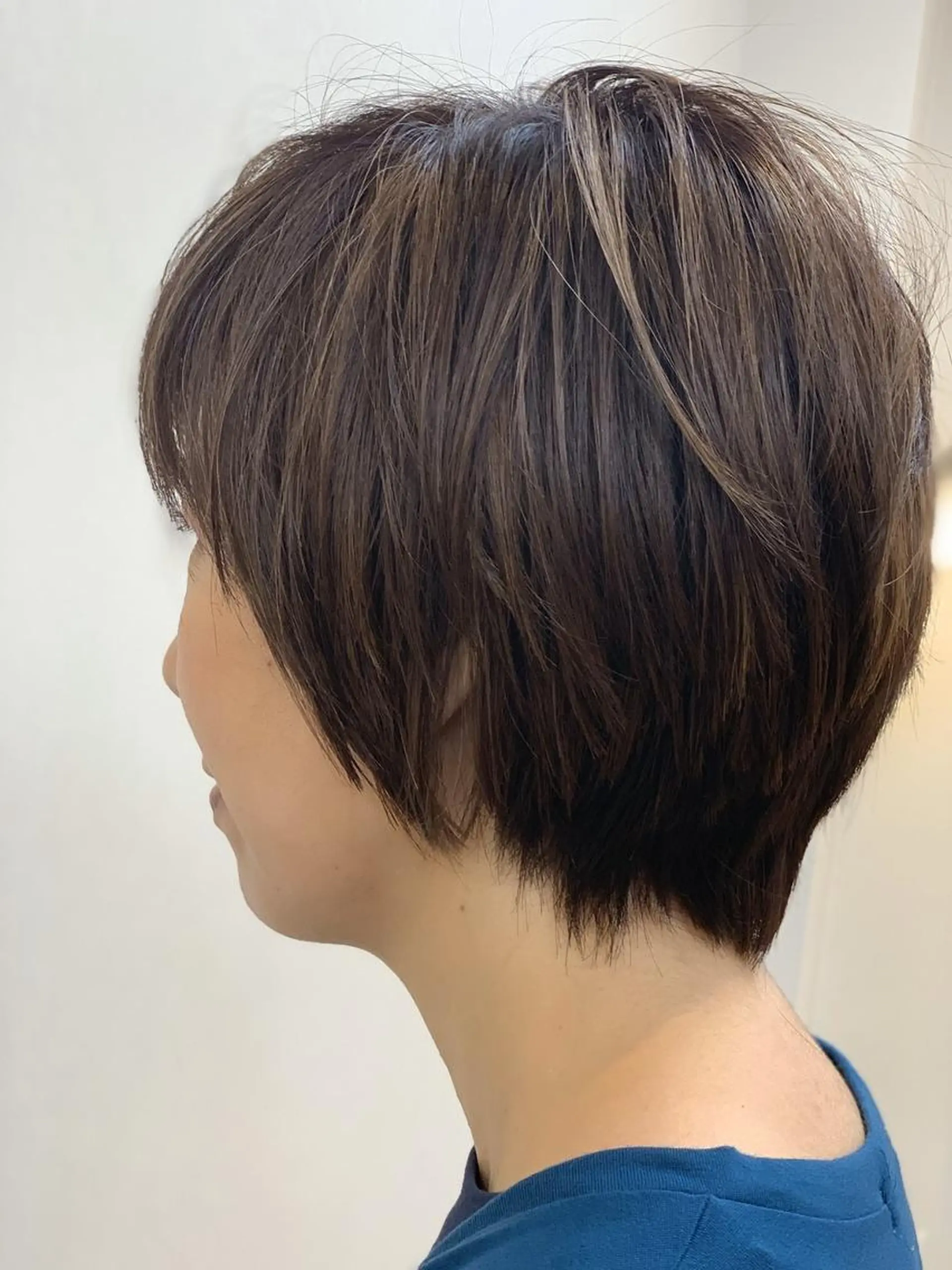 カラー ショート ベージュカラー ボブ くせ毛 ショートヘア ウルフカット 『髪ドラ』縮毛矯正！ ナオシ トレス富雄店のヘアスタイル