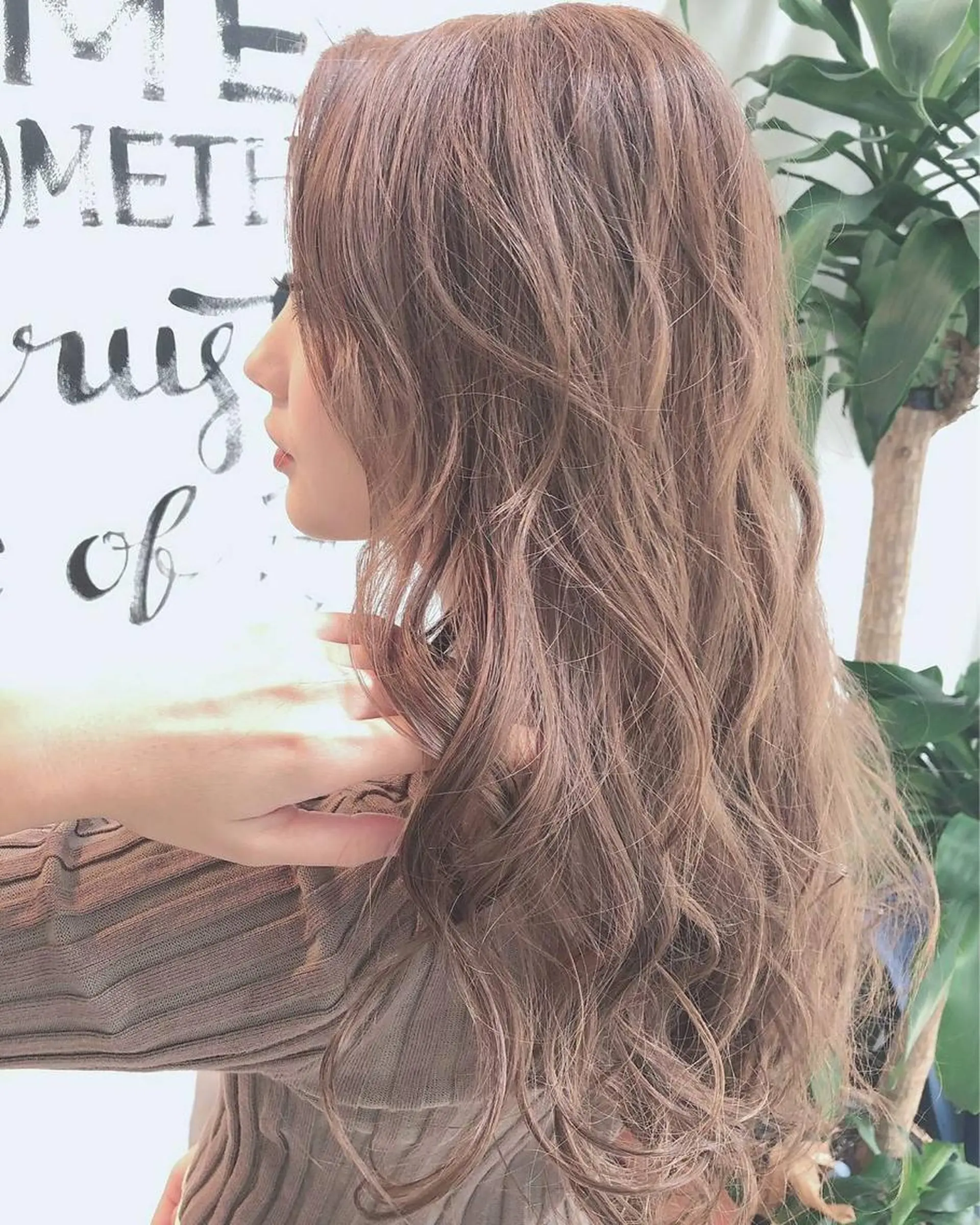 ロング カラー Luana. 細澤のヘアスタイル