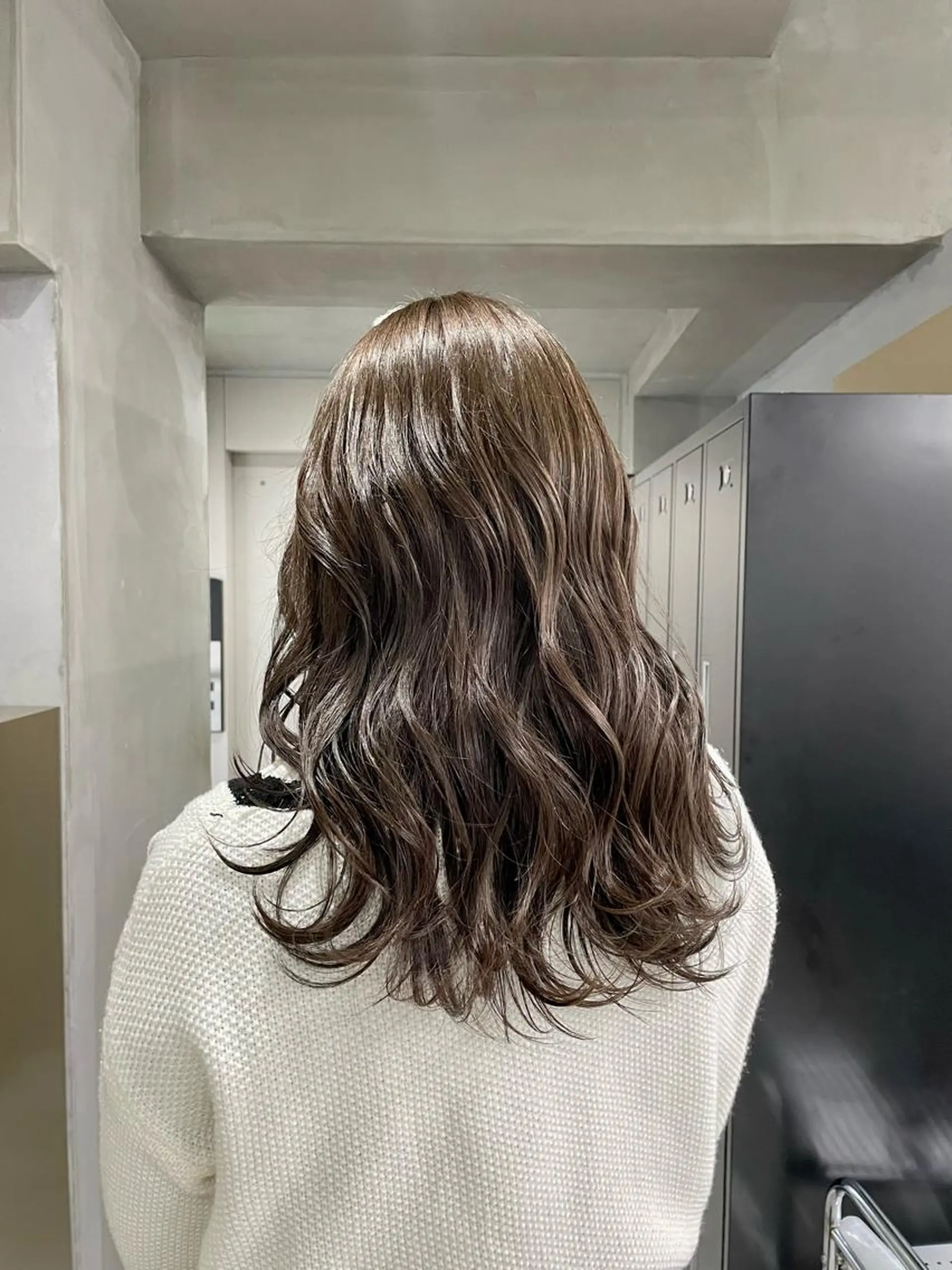 ロング カラー ヘアアレンジ ヘッドスパ 原田 朱里のヘアスタイル