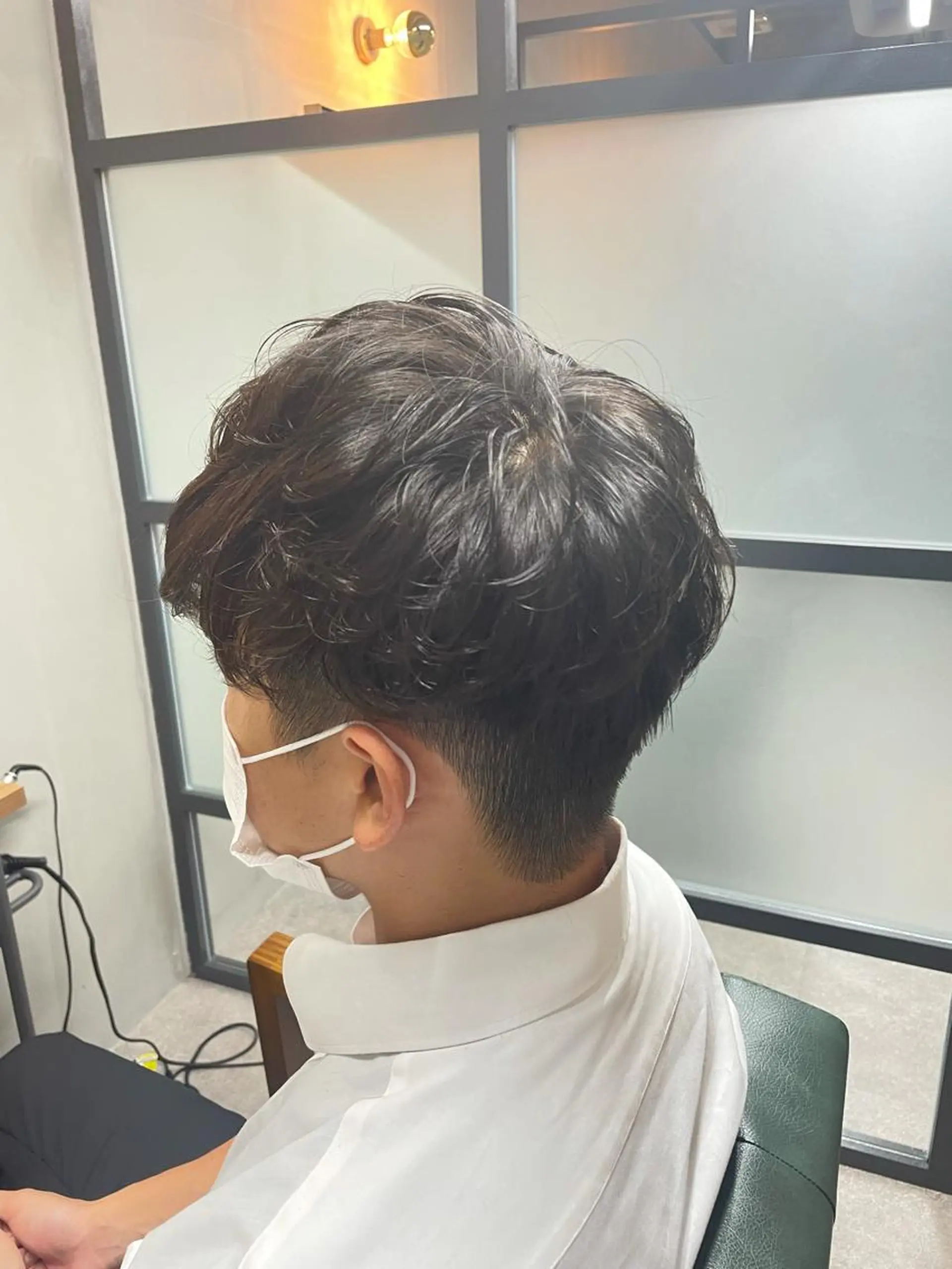 ショート パーマ メンズ メンズパーマ Men's hair salon First 中百舌鳥店所属・First なかもず 店 YUKIのヘアスタイル