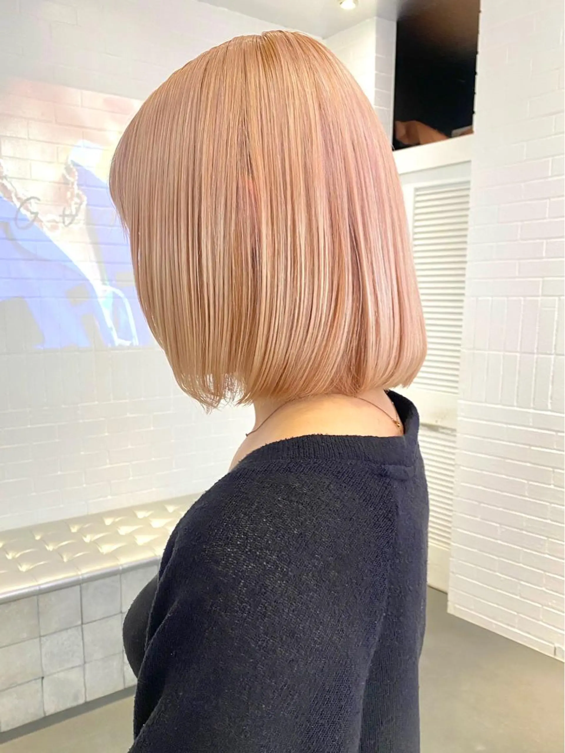 カラー カット ヘアカラー トリートメント 🌈ベージュ艶髪🌈 ボブ/ユウトのヘアスタイル