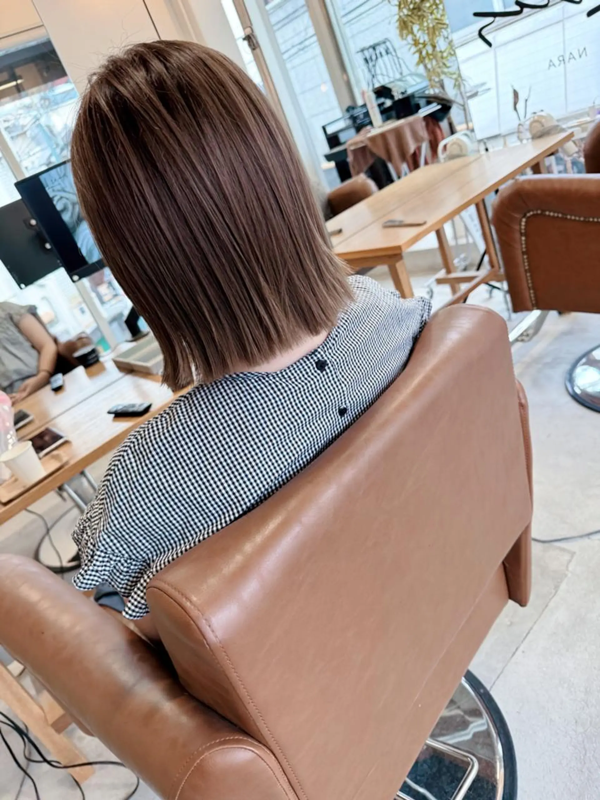 ショート カット ヘアカラー トリートメント 髪質改善カラー特化 ルイス奈良のヘアスタイル
