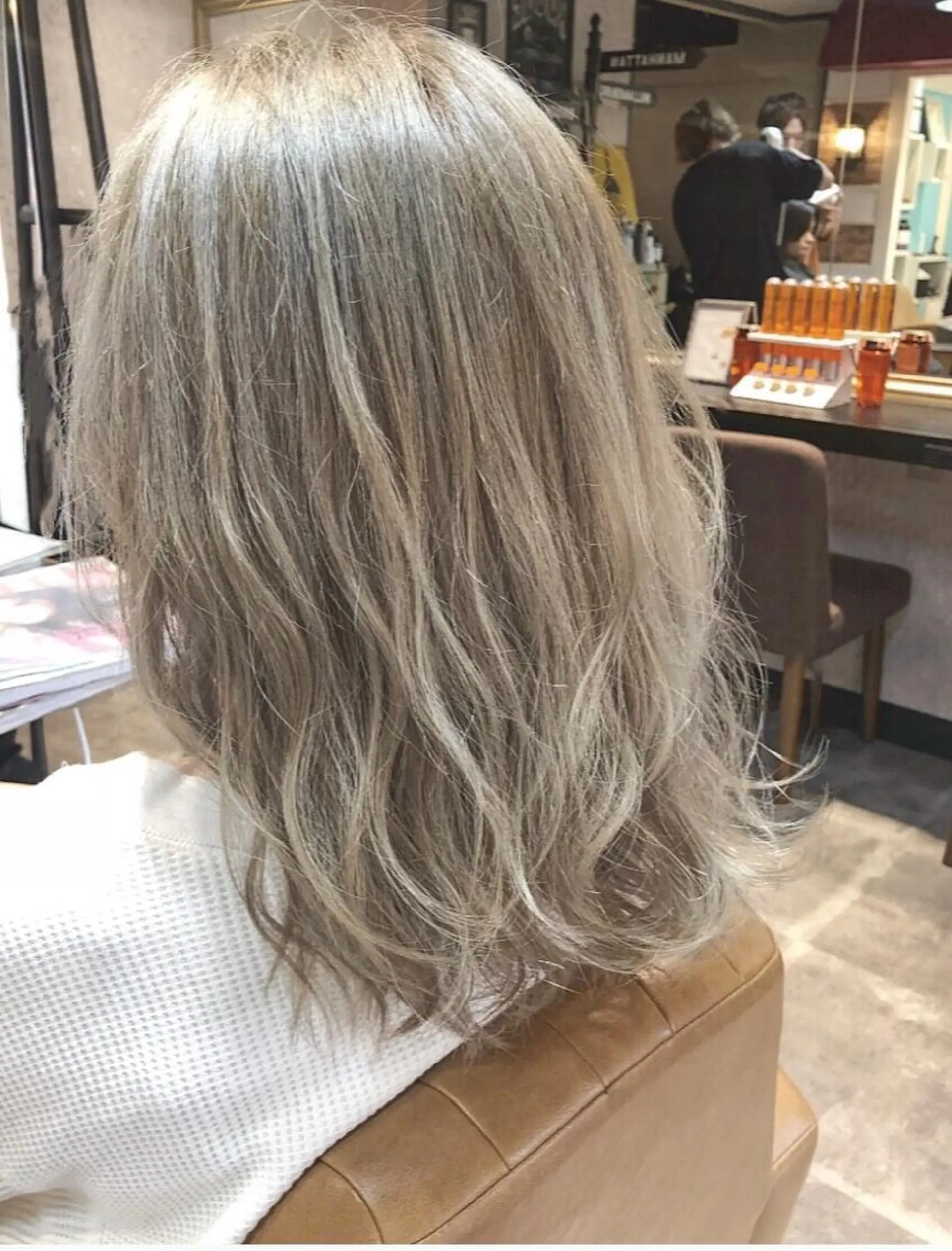 ミディアム カラー 縮毛矯正/ 髪質改善/浅見拓哉のヘアスタイル