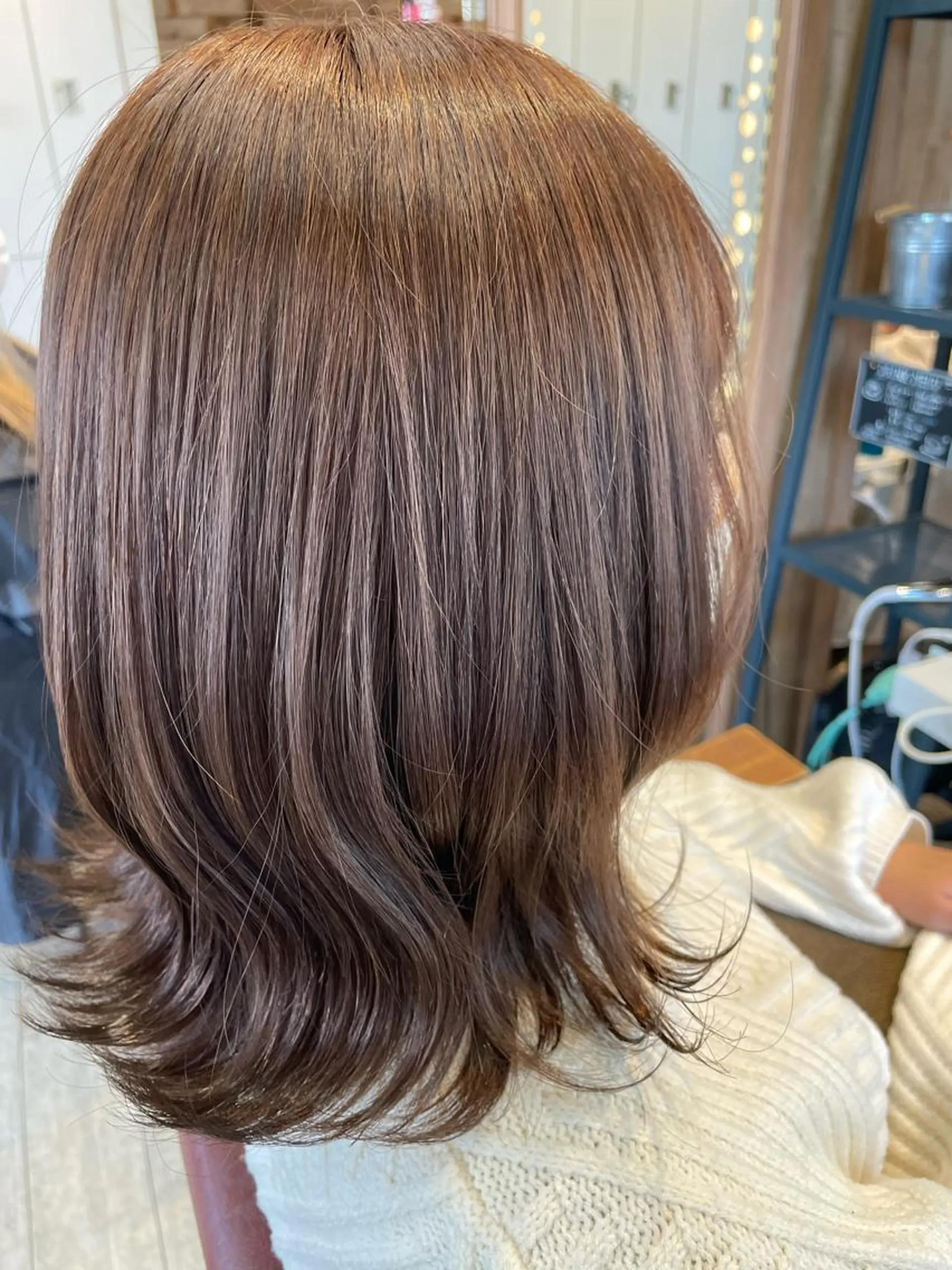 ミディアム ヘアカラー トリートメント ✨横須賀髪質改善✨️ 加藤 百音のヘアスタイル
