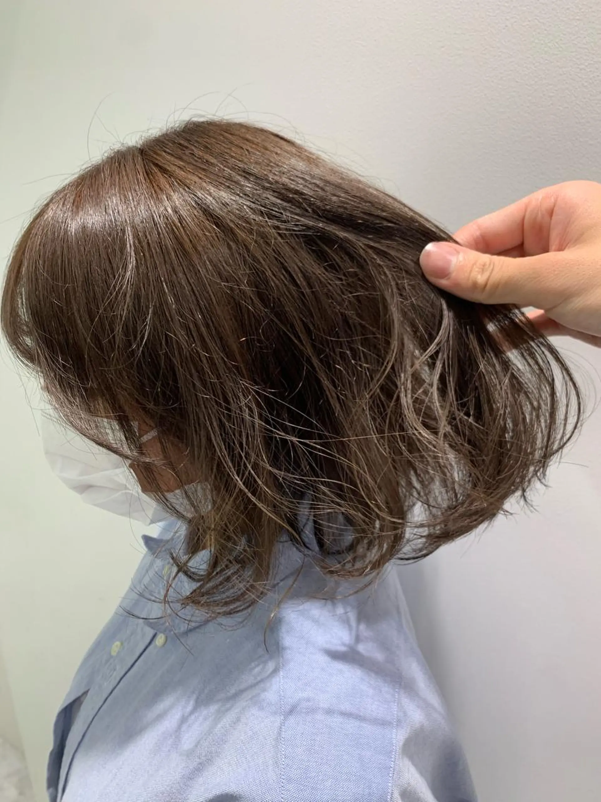 ショート ヘアカラー ヘッドスパ ヘアセット I S所属・🌿透明感カラー‪ 縮毛矯正✨かずきのヘアスタイル
