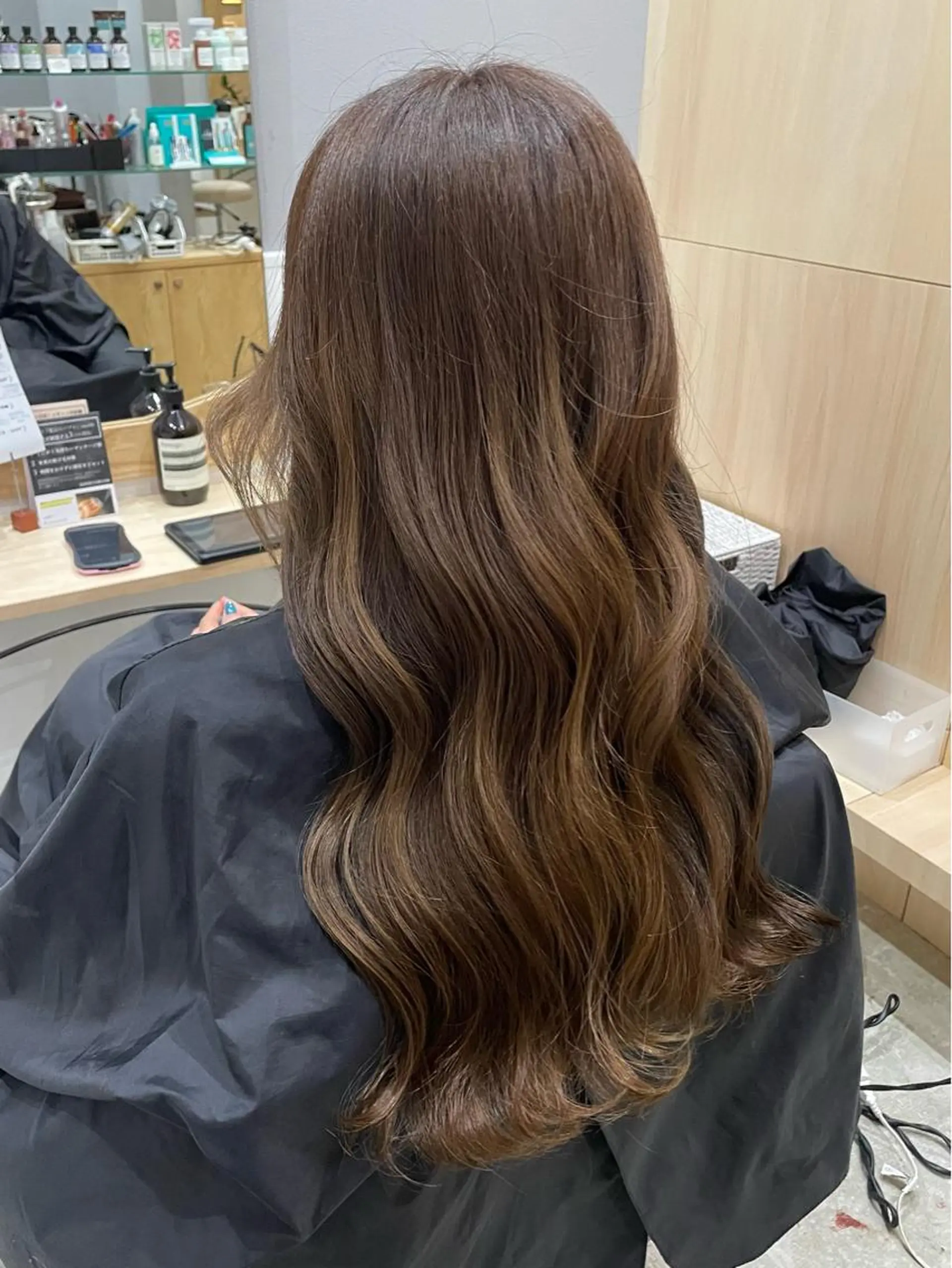 ロング カラー カット ヘアカラー トリートメント miloc那覇 MIKUのヘアスタイル