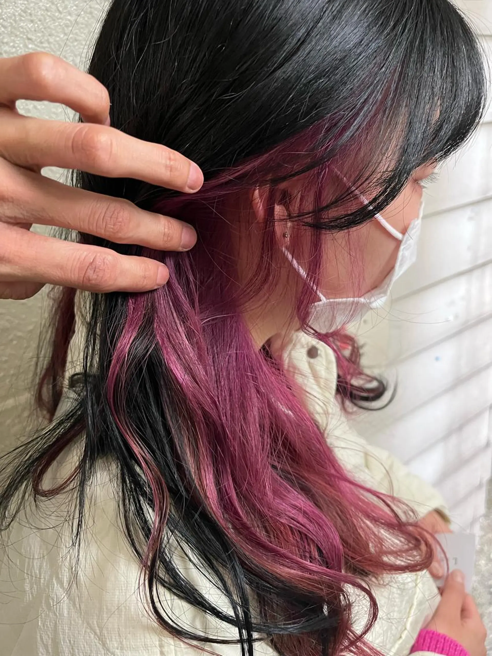 ロング カラー ショートボブ アッシュ バレイヤージュ ミストバング ベージュカラー カット ヘアカラー トリートメント 原宿サロン代表 デザインカラー伊藤卓のヘアスタイル