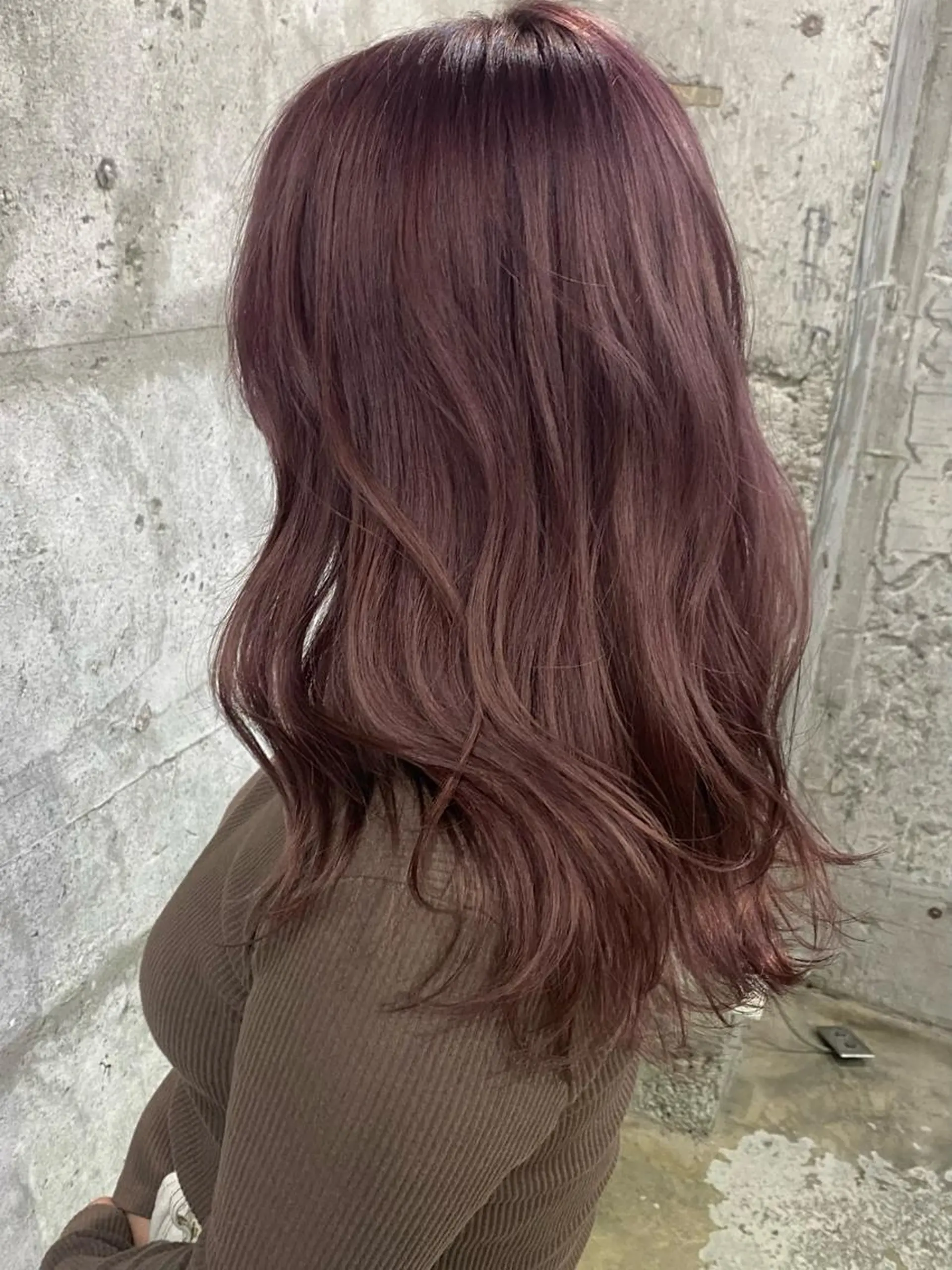 ミディアム カラー ミディアムレイヤー ピンクカラー レイヤーカット カット ヘアカラー ［似合わせヘア］ ✂︎OGURO✂︎のヘアスタイル