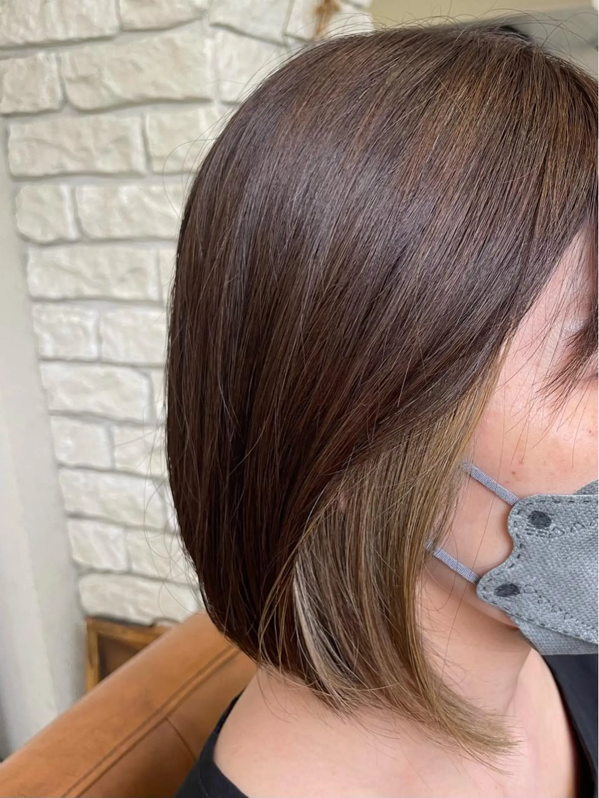 ショート カラー コヤナギ ラムのヘアスタイル