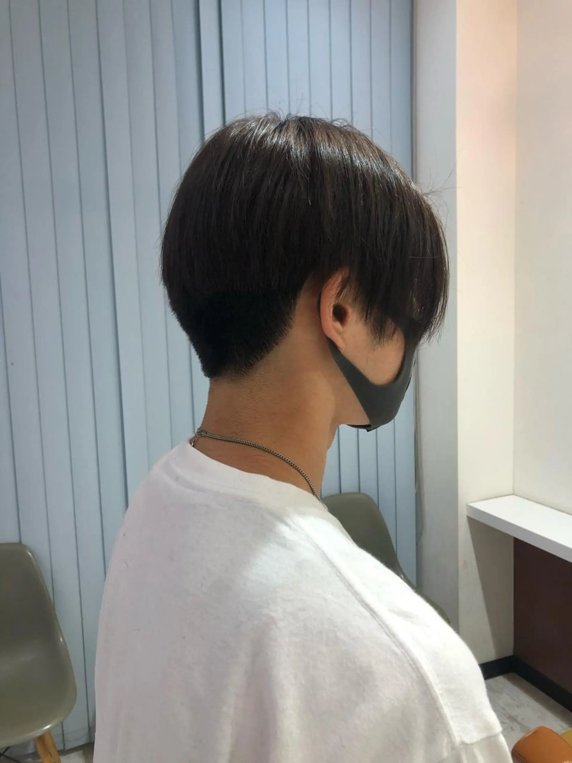 ショート メンズ 刈り上げ ヘアカラー hair salon A 【エース】所属・🫧高鹿汰一髪質改善 /白髪ぼかし🫧のヘアスタイル