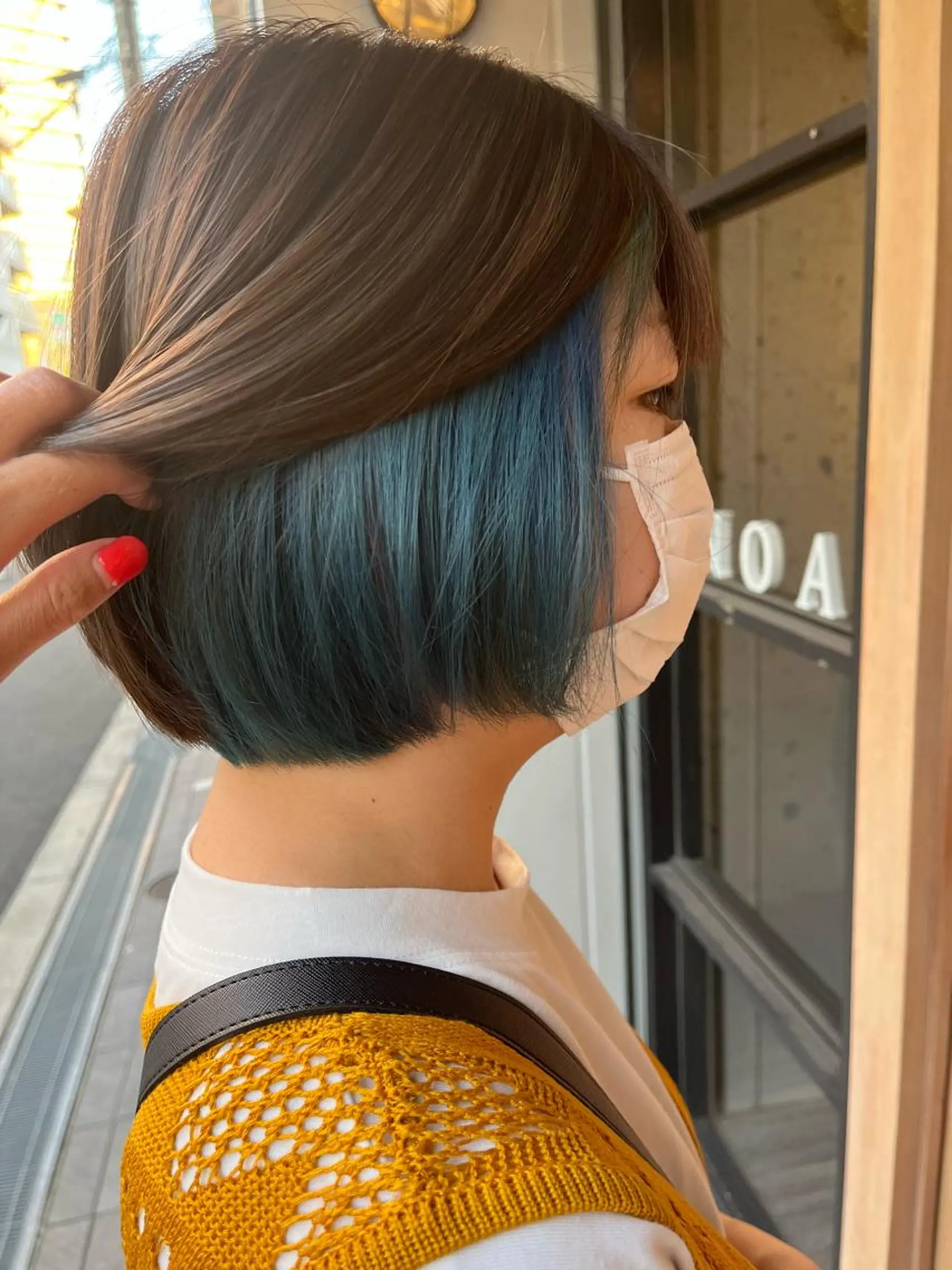 ミディアム ヘアカラー トリートメント sail所属・sail ミウのヘアスタイル