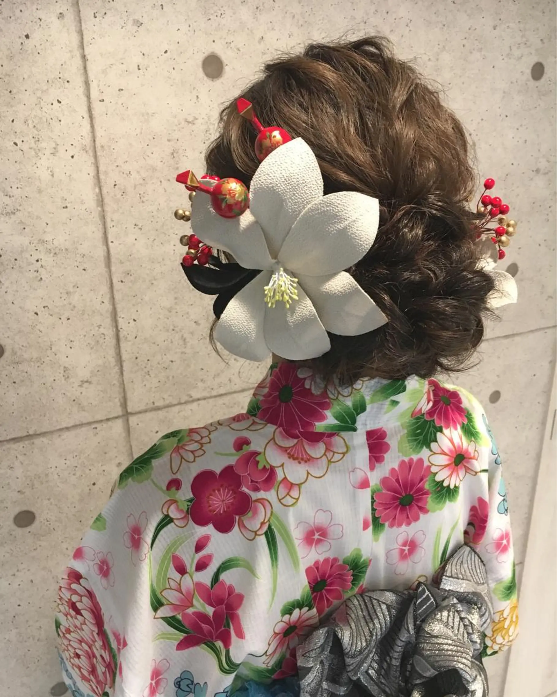 ヘアアレンジ 浴衣 着付け lien natsukiのヘアスタイル