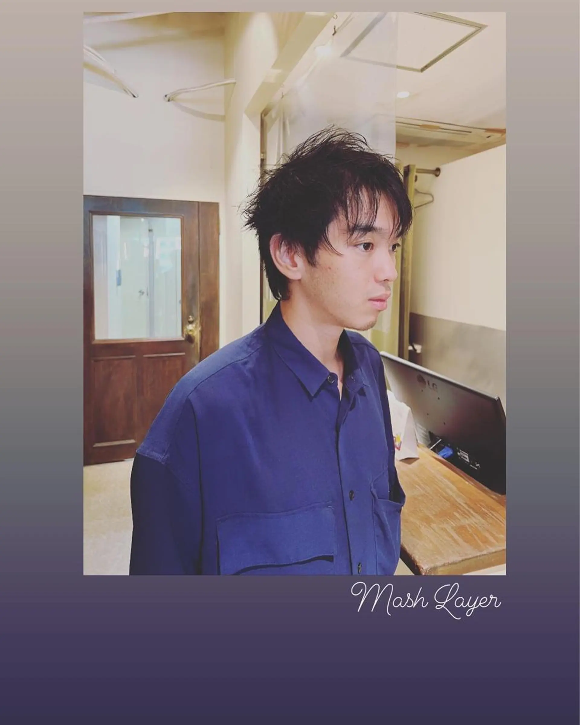 ショート メンズ ハイライト/インナー /ブリーチ/レイヤーのヘアスタイル